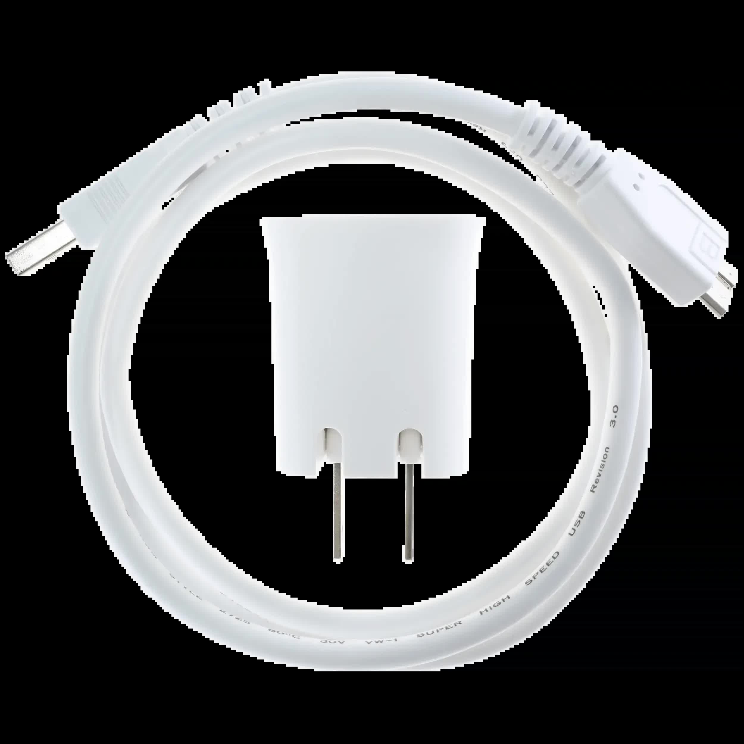 Micro-B USB to Type-A Kabel (generisch) (White (Weiß))