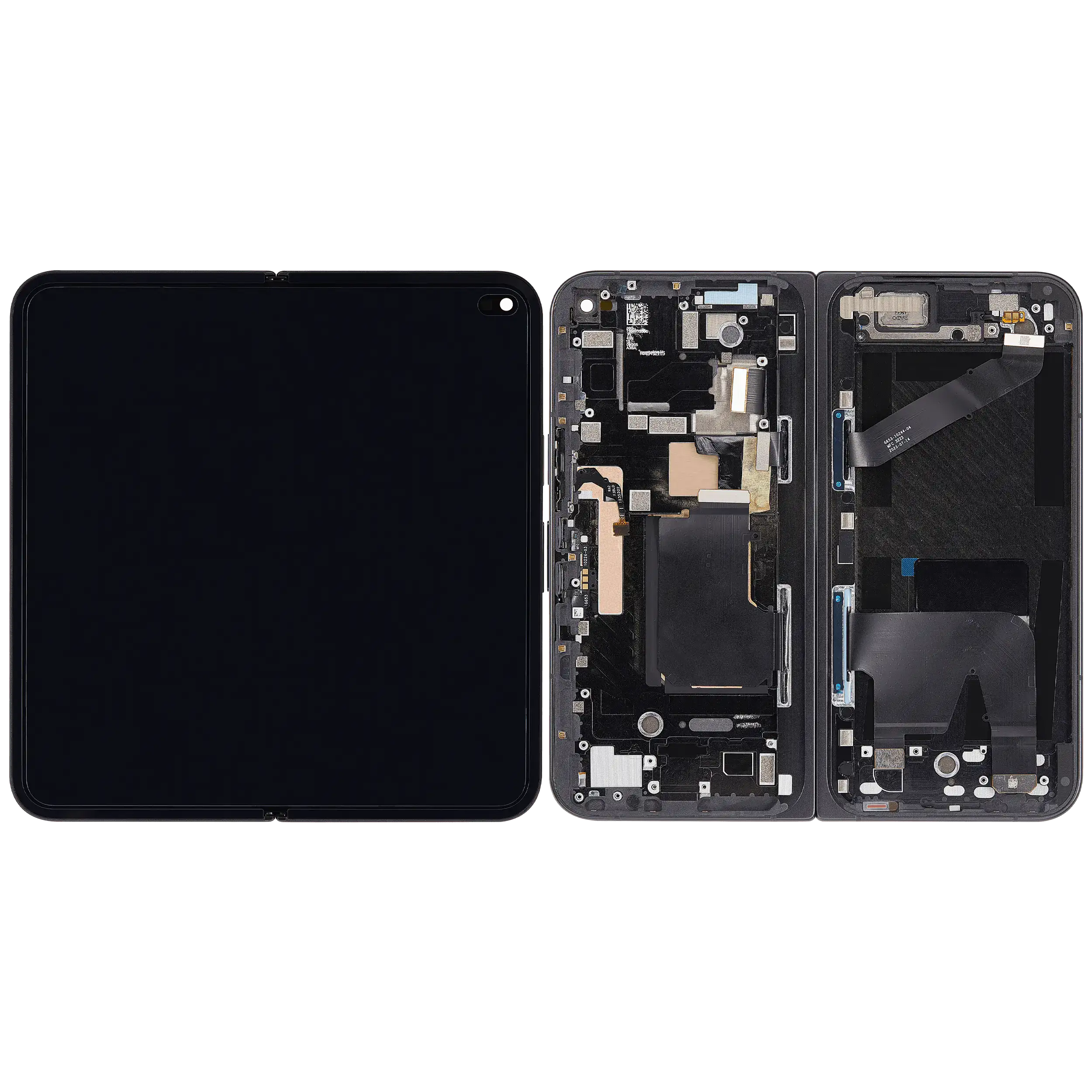 Inner OLED Display mit Rahmen für Google Pixel 9 Pro Fold (professionell aufgearbeitet) (Obsidian) – Bild 2