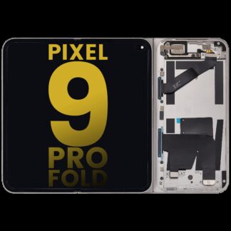 Inner OLED Display mit Rahmen für Google Pixel 9 Pro Fold (professionell aufgearbeitet) (Porcelain)