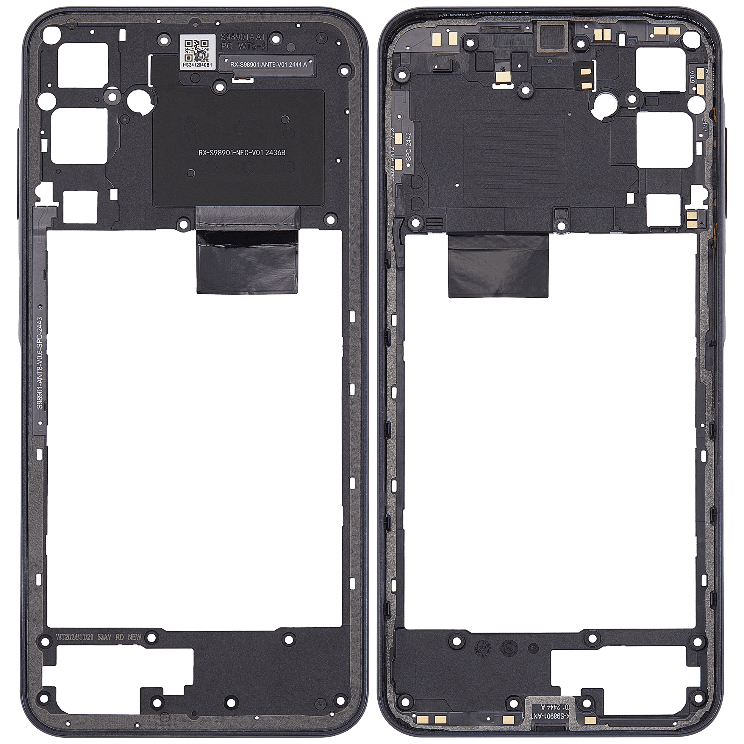 Mittelrahmen für Samsung Galaxy A16 5G (A166P / 2024) (Blue Black) – Bild 2