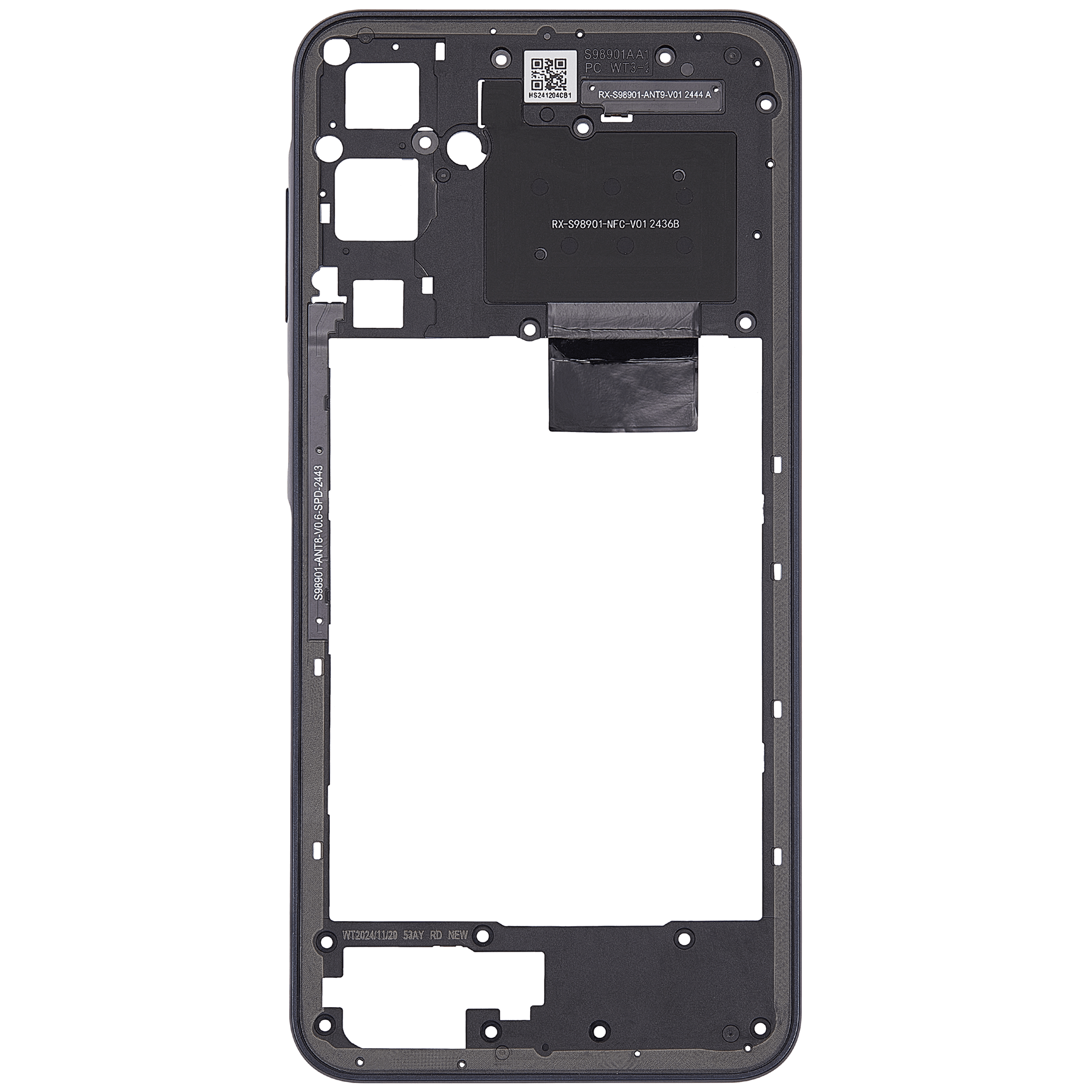 Mittelrahmen für Samsung Galaxy A16 5G (A166P / 2024) (Blue Black) – Bild 3