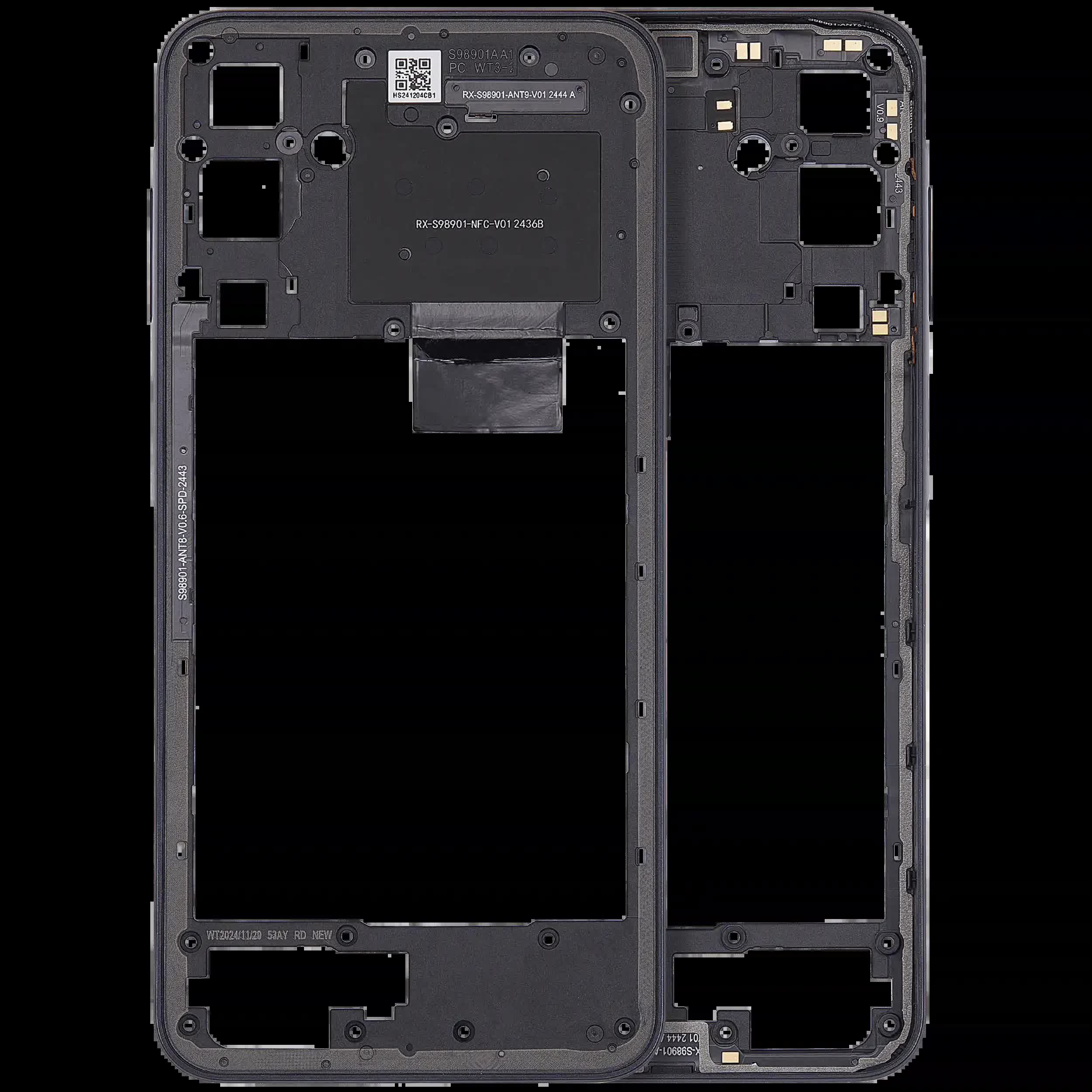 Mittelrahmen für Samsung Galaxy A16 5G (A166P / 2024) (Blue Black)