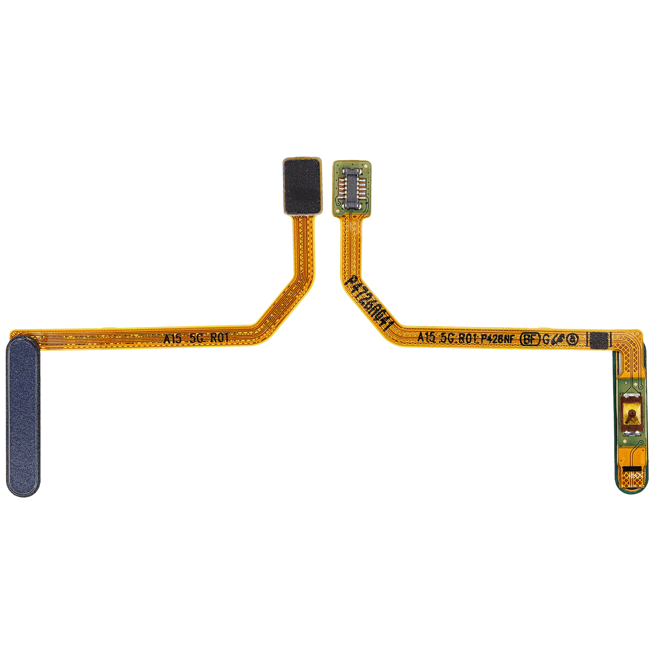 Fingerabdrucksensor mit Power-Flexkabel für Samsung Galaxy A15 5G (A156 / 2023) (Brave Black) – Bild 2