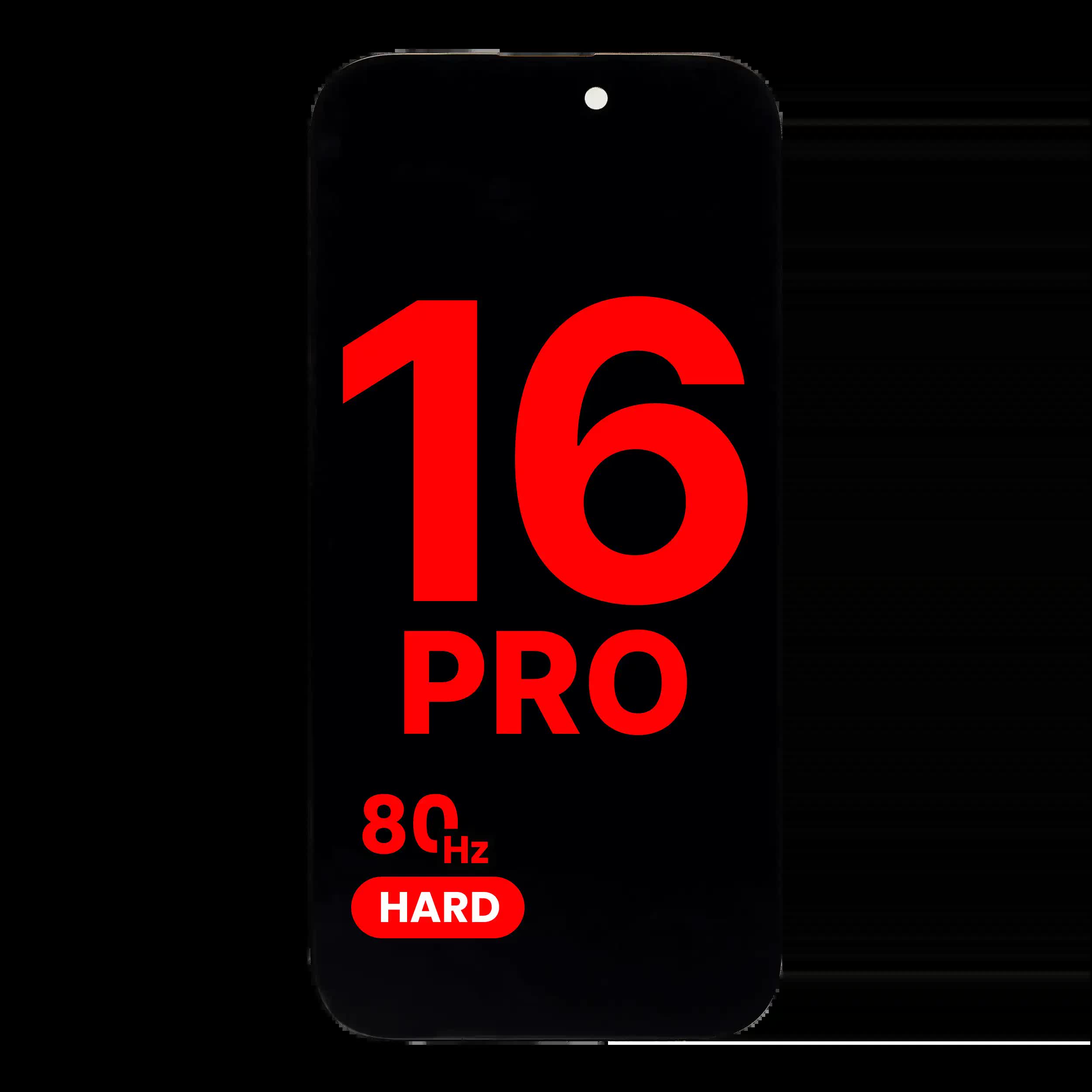 OLED Display für iPhone 16 Pro (Aftermarket Plus: Hard) (80Hz)