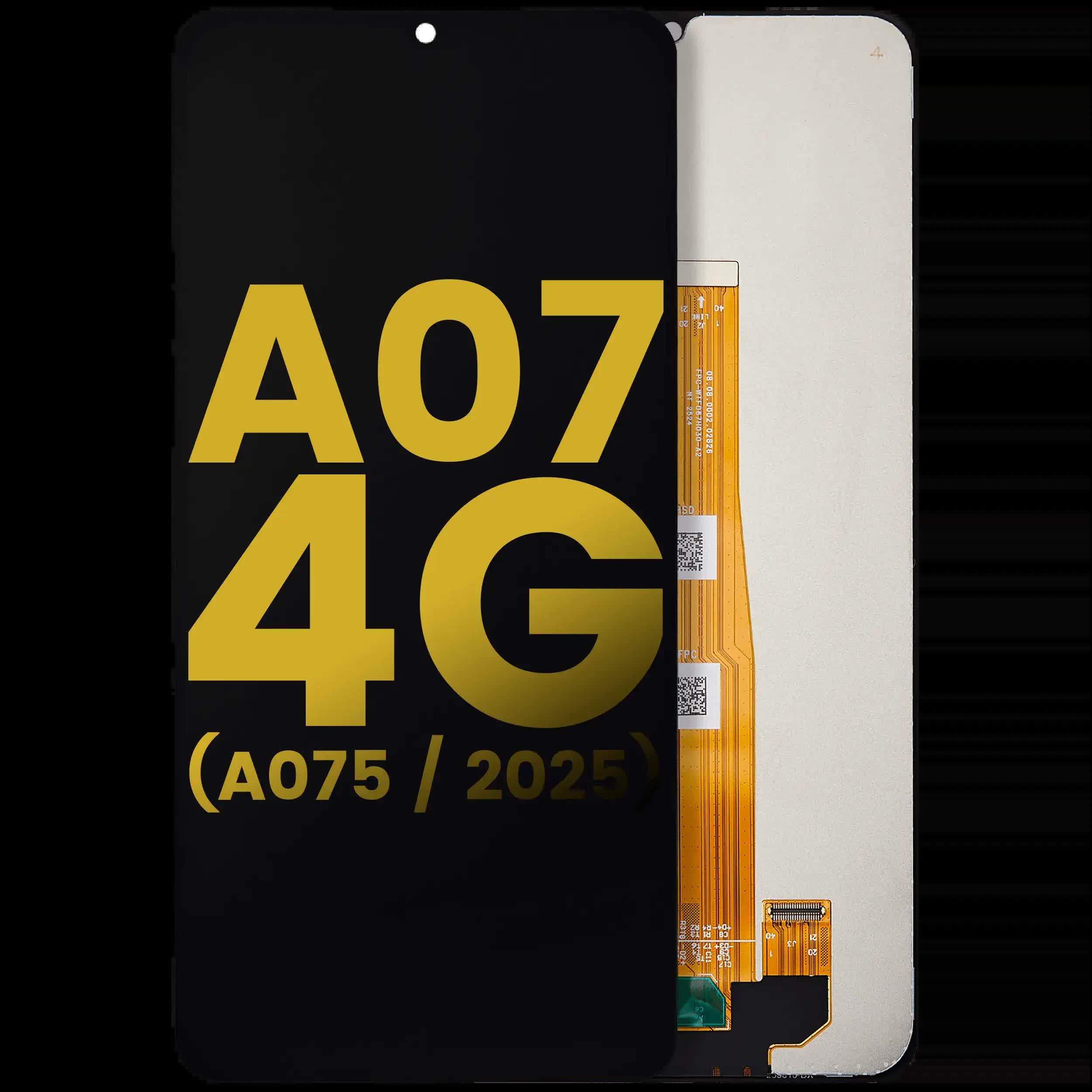 LCD Display ohne Rahmen für Samsung Galaxy A07 4G (A075 / 2025) (professionell aufgearbeitet)