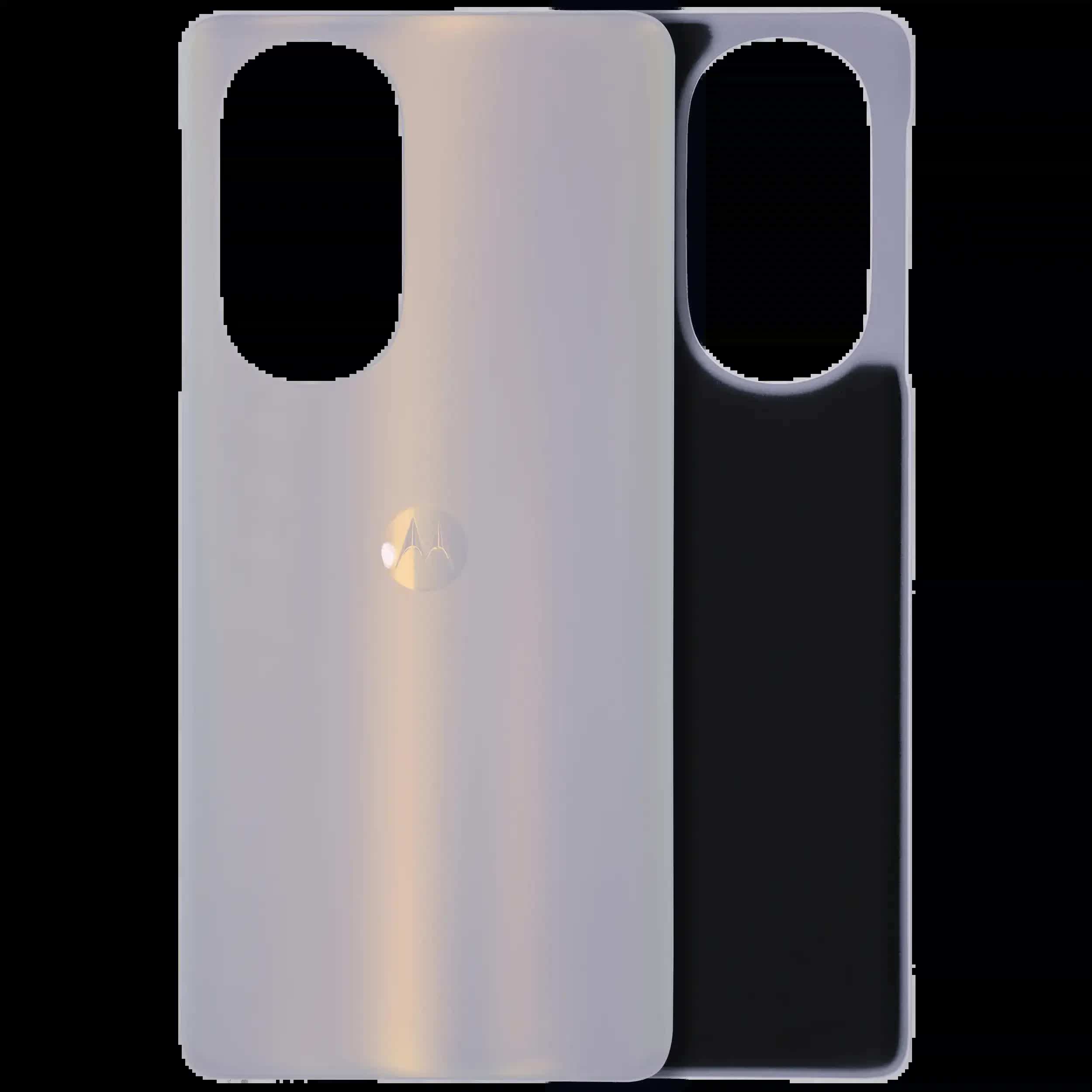 Rückdeckelglas für Motorola Moto Edge Plus / Edge 30 Pro (XT2201-1/4) / Edge X30 5G (XT2201 -2/6 /2022) (Original) (Stardust White)