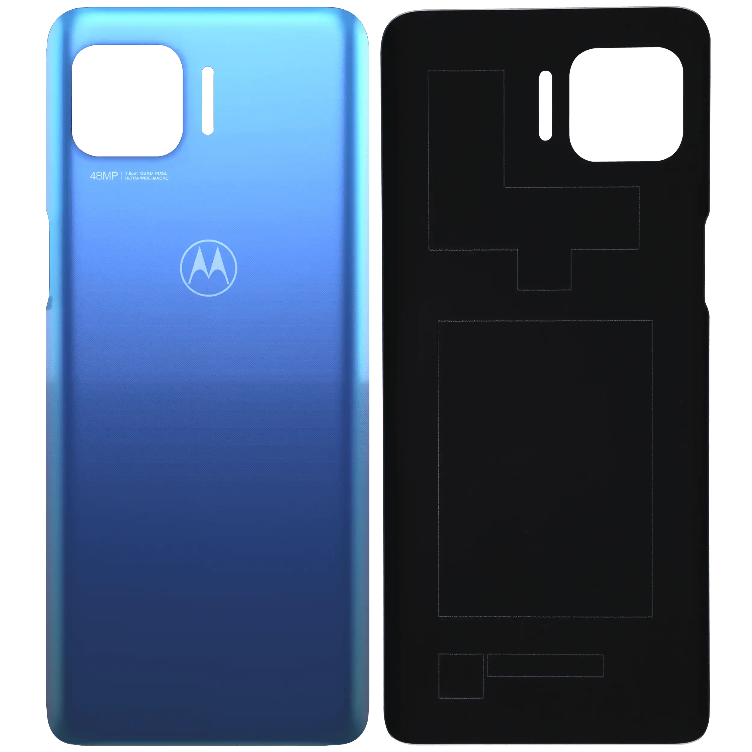 Rückdeckelglas für Motorola Moto G 5G Plus (XT2075-3 / 2020) (Original) (Surfing Blue) – Bild 2