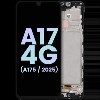OLED Display mit Rahmen für Samsung Galaxy A17 4G (A175 / 2025) (Service Pack)