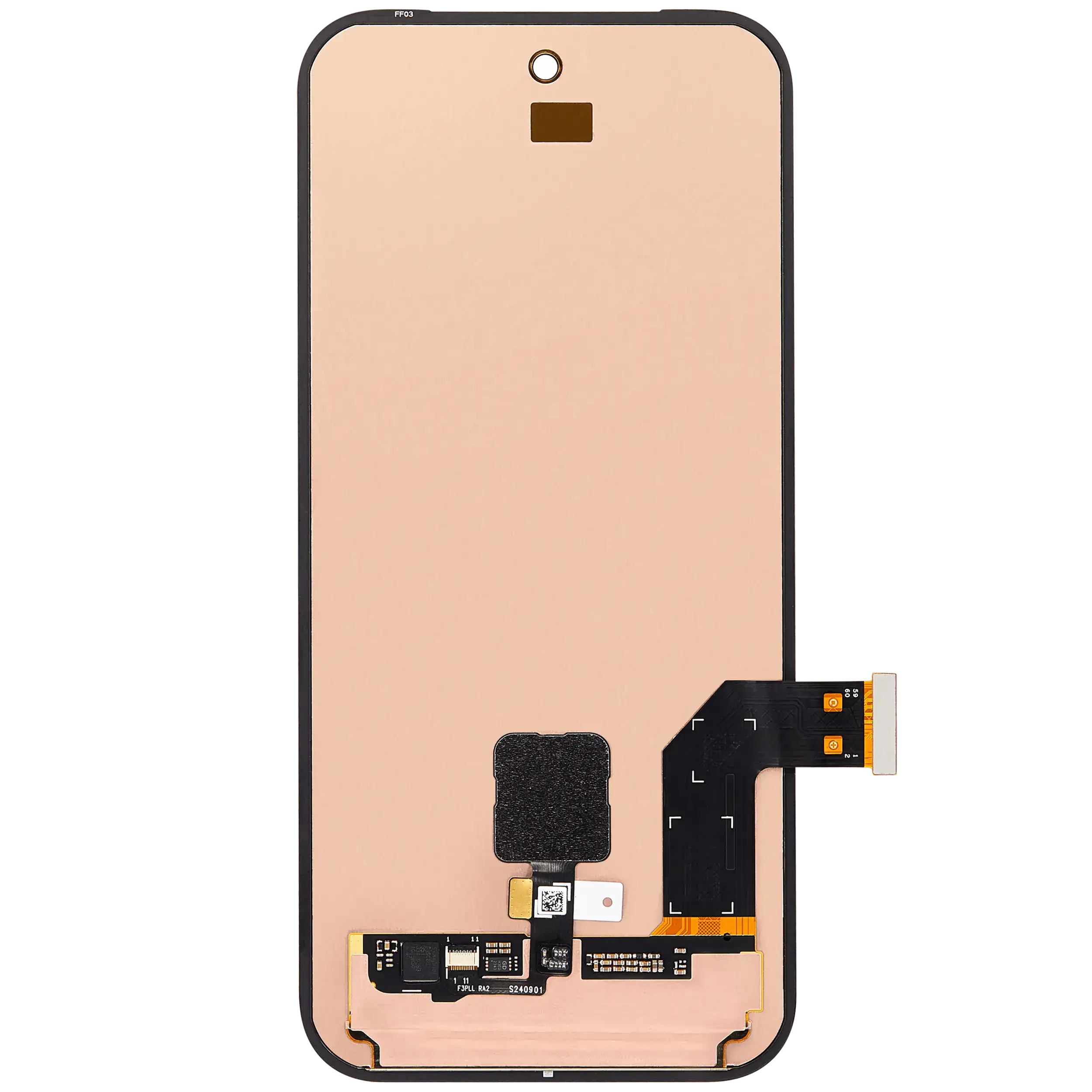 OLED Display ohne Rahmen (mit Fingerprint Sensor) für Google Pixel 9A (professionell aufgearbeitet) – Bild 4