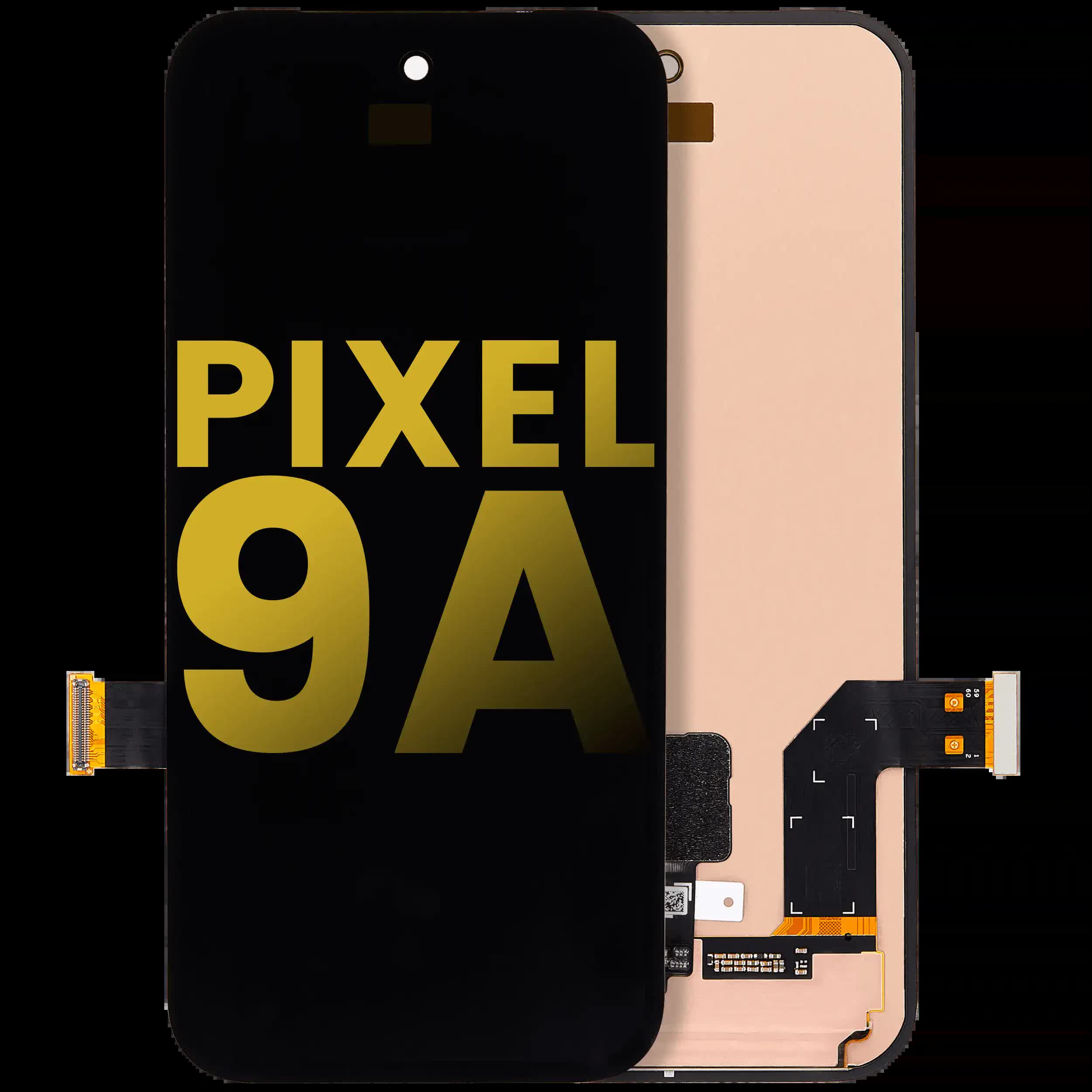 OLED Display ohne Rahmen (mit Fingerprint Sensor) für Google Pixel 9A (professionell aufgearbeitet)