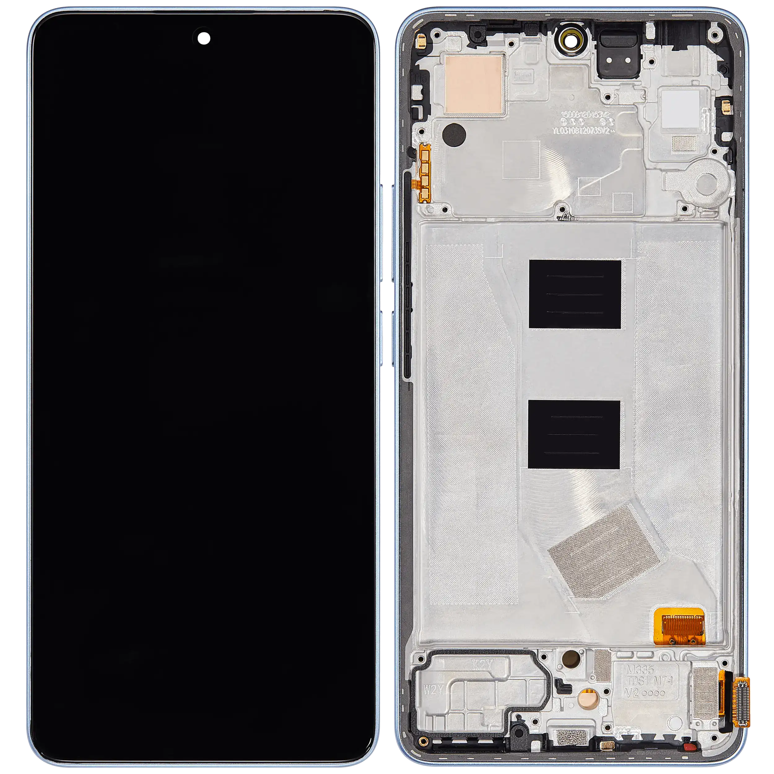 OLED Display mit Rahmen für Xiaomi Redmi Note 13 4G (Aftermarket Plus) (Ice Blue) – Bild 2