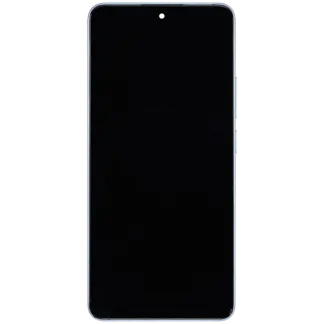 OLED Display mit Rahmen für Xiaomi Redmi Note 13 4G (Aftermarket Plus) (Ice Blue)