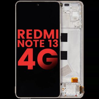 OLED Display mit Rahmen für Xiaomi Redmi Note 13 4G (Aftermarket Plus) (Ocean Sunset)