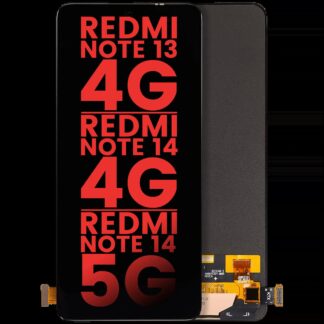 OLED Display ohne Rahmen für Xiaomi Redmi Note 13 4G / Note 14 4G / Note 14 5G (International Version) (Aftermarket Plus)