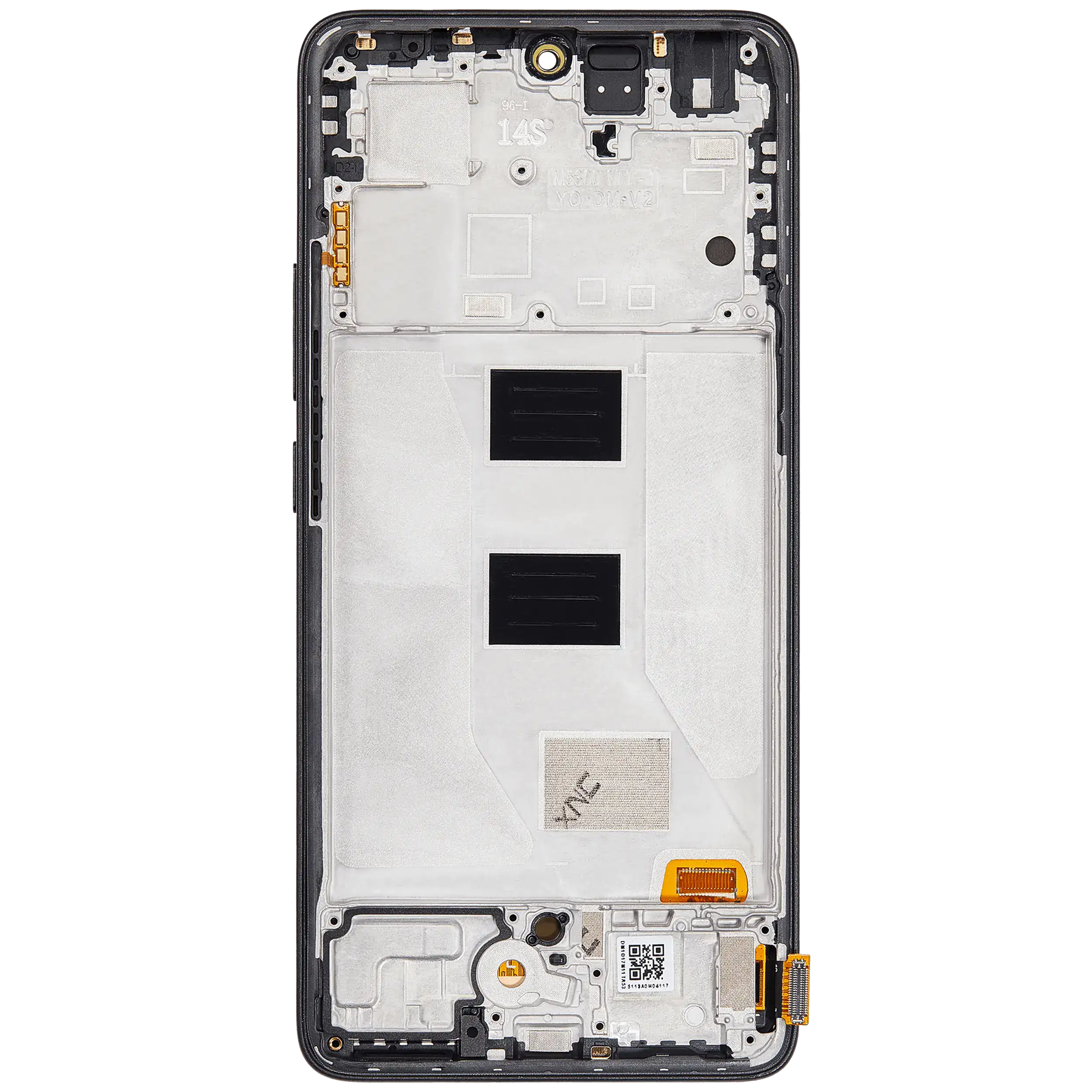OLED Display mit Rahmen für Xiaomi Redmi Note 14 5G (Aftermarket Plus) (Midnight Black (Schwarz)) – Bild 4