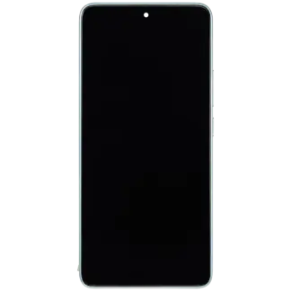 OLED Display mit Rahmen für Xiaomi Redmi Note 14 5G (Aftermarket Plus) (Coral Green)