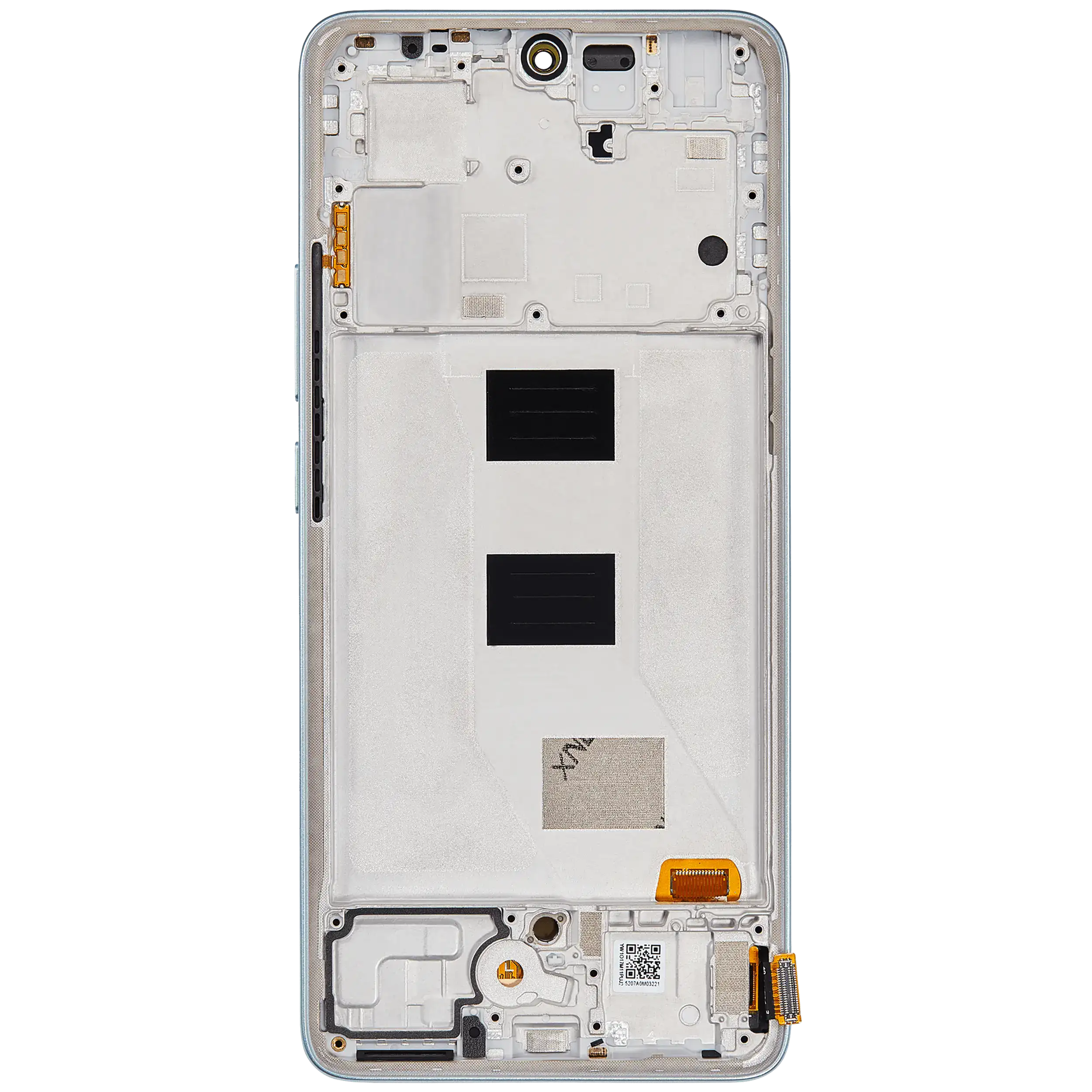 OLED Display mit Rahmen für Xiaomi Redmi Note 14 5G (Aftermarket Plus) (Coral Green) – Bild 4