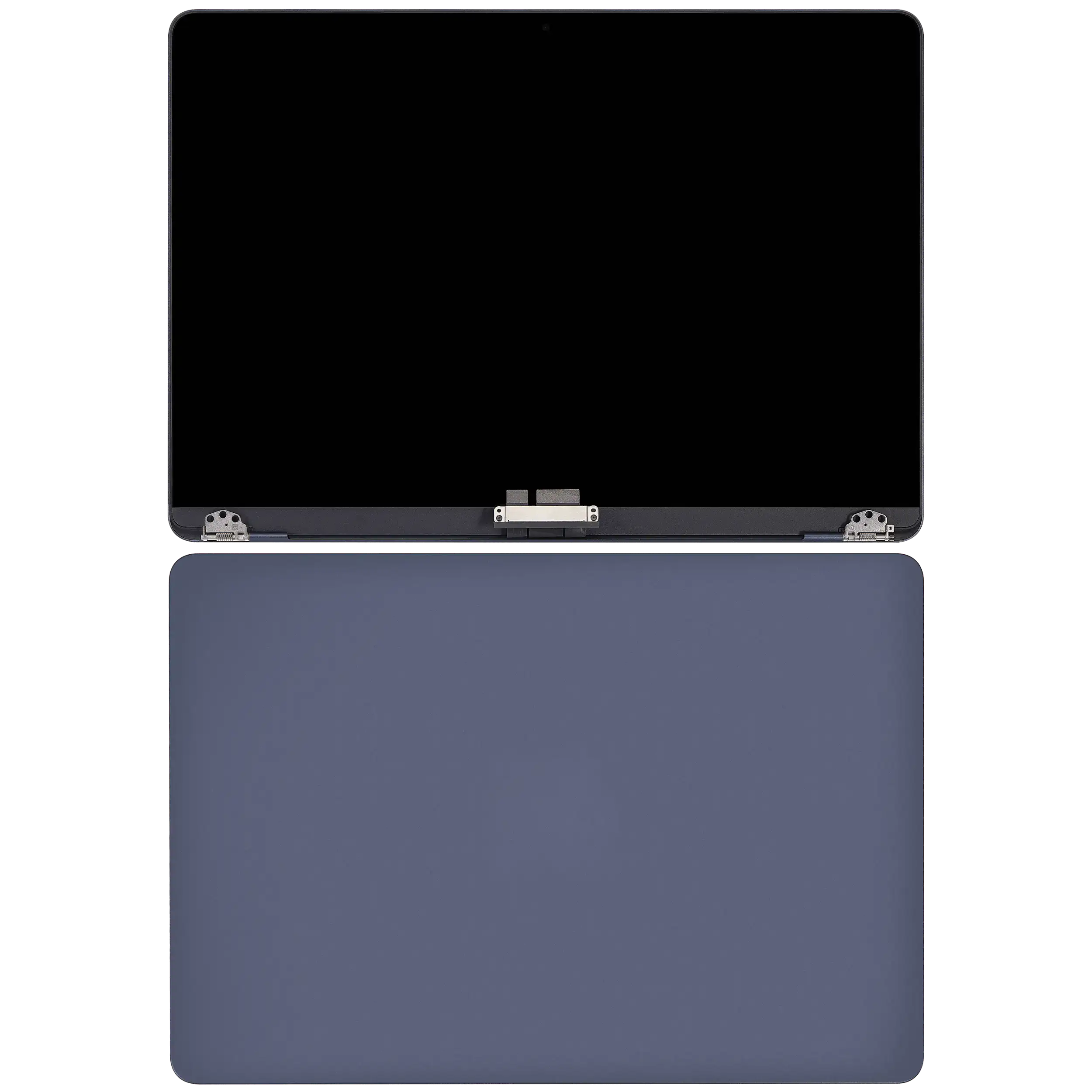 komplette LCD-Displayeinheit für MacBook Air 13" (A3240 /Early 2025)(vormontiert Lid Angle Sensor Kabel) (ausgebautes Originalteil: Grade A) (Midnight) – Bild 2