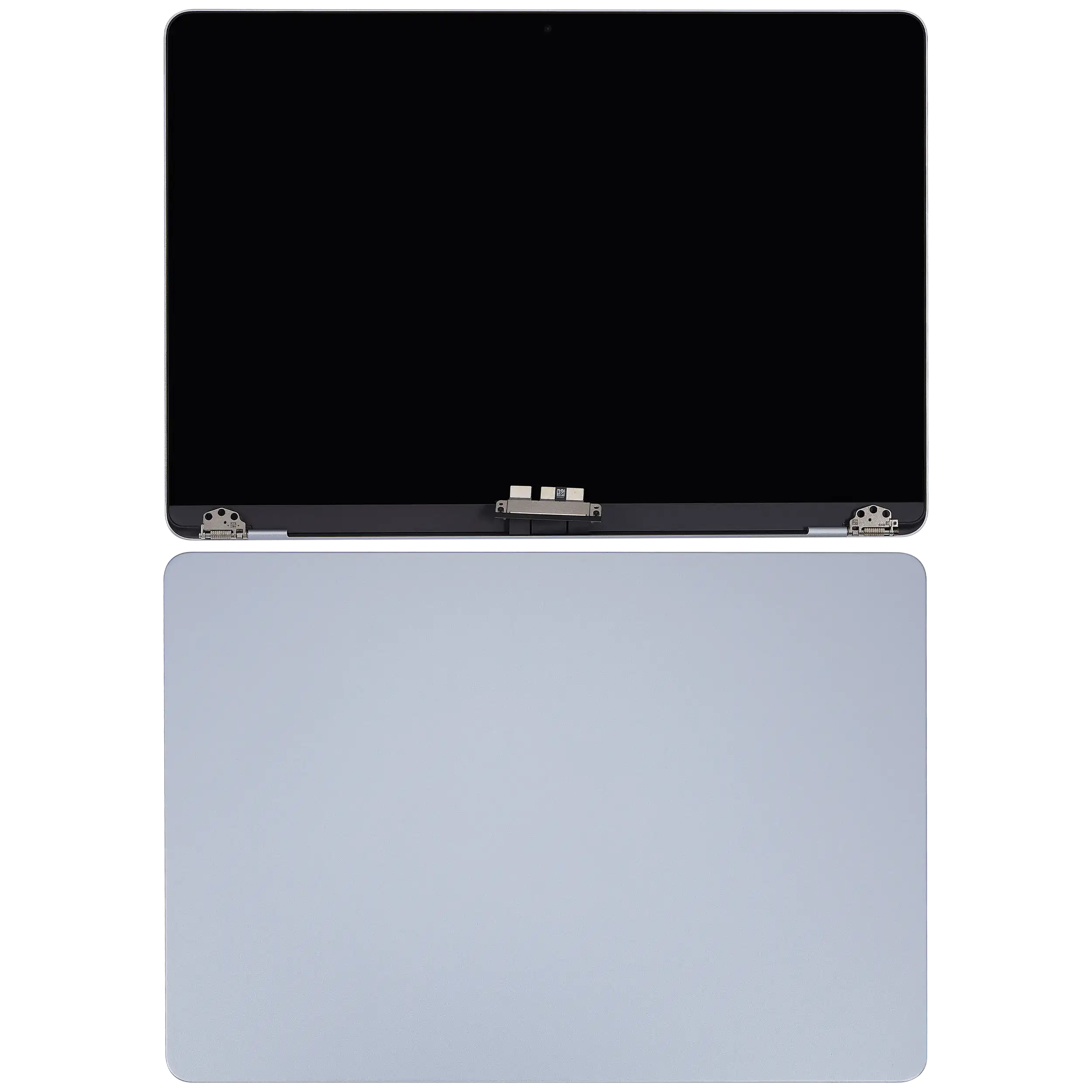 komplette LCD-Displayeinheit für MacBook Air 13" (A3240 /Early 2025) (vormontiert Lid Angle Sensor Kabel) (ausgebautes Originalteil: Grade A) (Sky Blue) – Bild 2