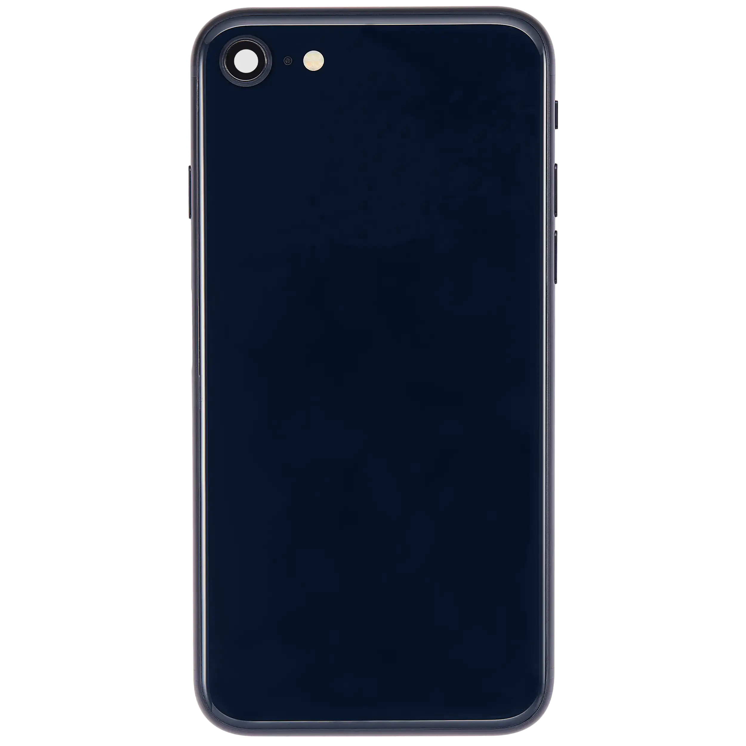 Rückgehäuse mit Ladebuchse Flex und Kleinteilen vormontiert für iPhone SE (2022) (ausgebautes Originalteil: Grade B) (Midnight) – Bild 3