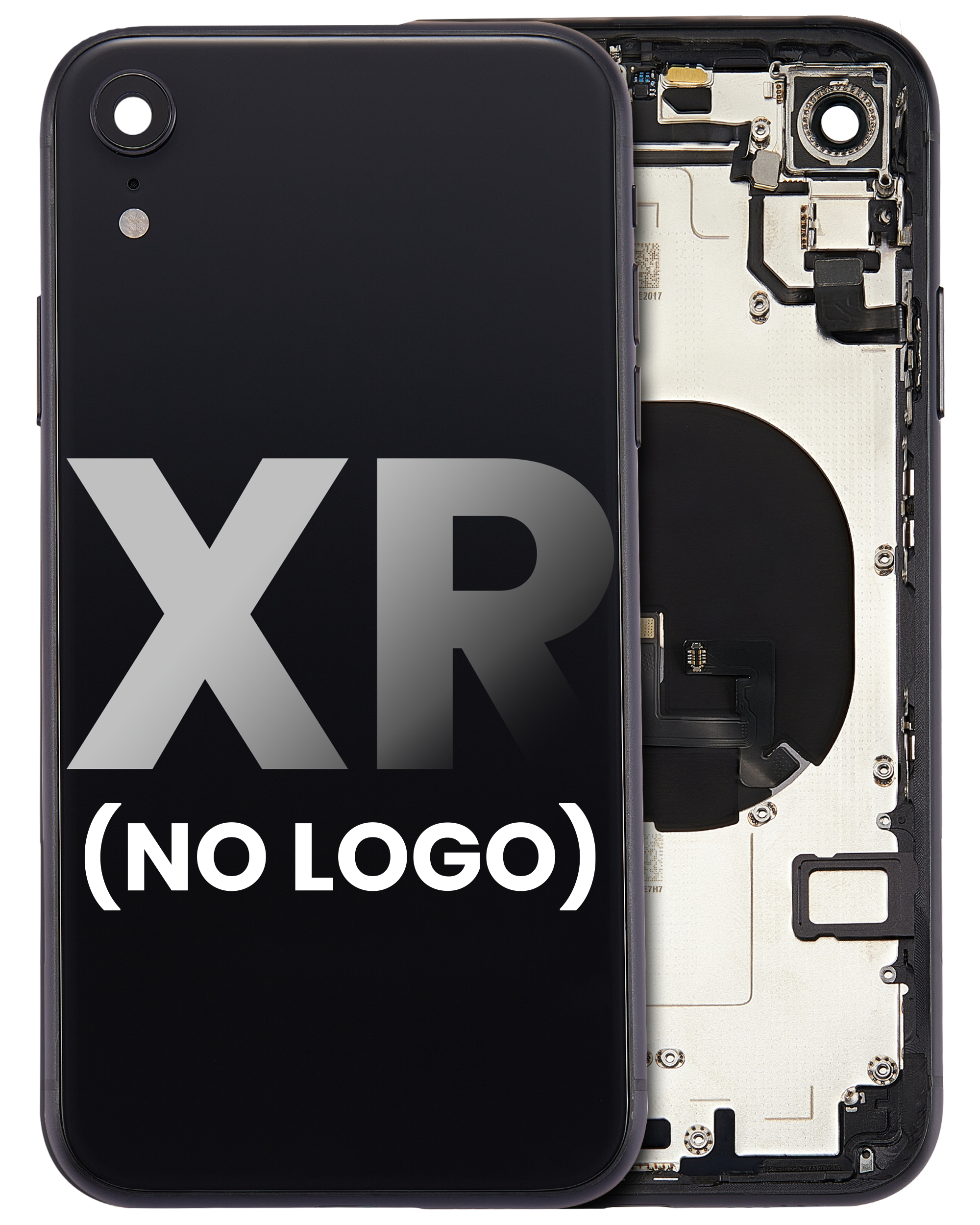 Rückgehäuse mit Ladebuchse Flex und Kleinteilen vormontiert für iPhone XR (ausgebautes Originalteil: Grade A) (Red (Rot)) – Bild 2