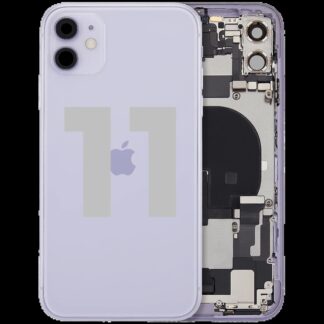 Rückgehäuse mit Ladebuchsen-Flex und Kleinteilen für iPhone 11 (ausgebautes Originalteil: Grade B) (Purple (Violett))