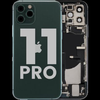 Rückgehäuse mit Ladebuchsen-Flex und Kleinteilen für iPhone 11 Pro (ausgebautes Originalteil: Grade B) (Midnight Green)