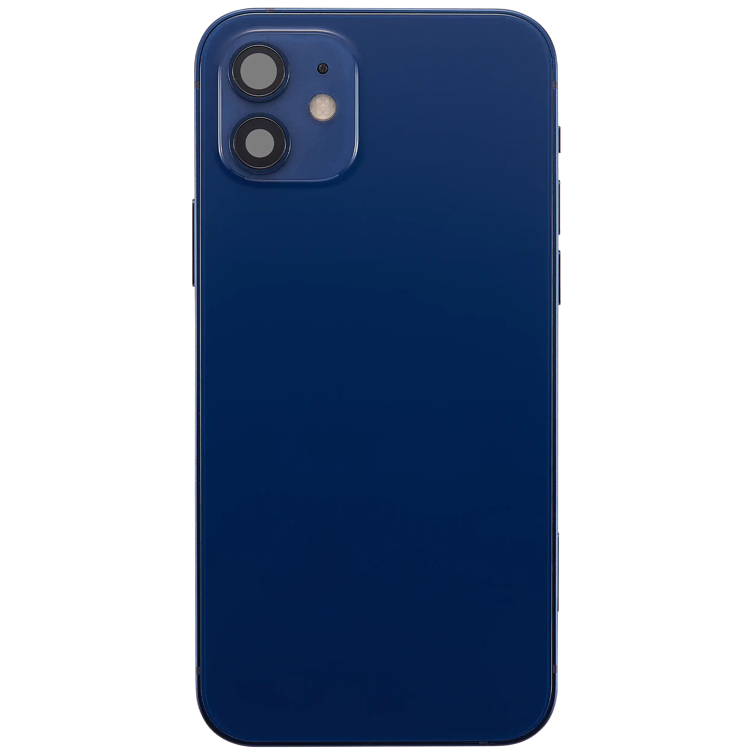 Rückgehäuse mit Ladebuchsen-Flex und Kleinteilen für iPhone 12 (EU / globale Version) (ausgebautes Originalteil: Grade B) (Blue (Blau)) – Bild 3