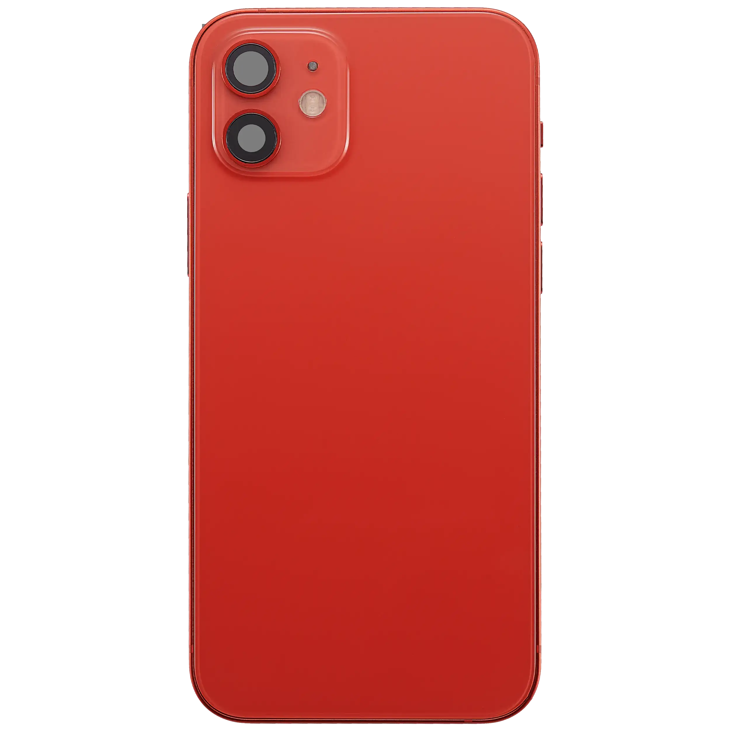 Rückgehäuse mit Ladebuchsen-Flex und Kleinteilen für iPhone 12 (EU / globale Version) (ausgebautes Originalteil: Grade C) (Red (Rot)) – Bild 3