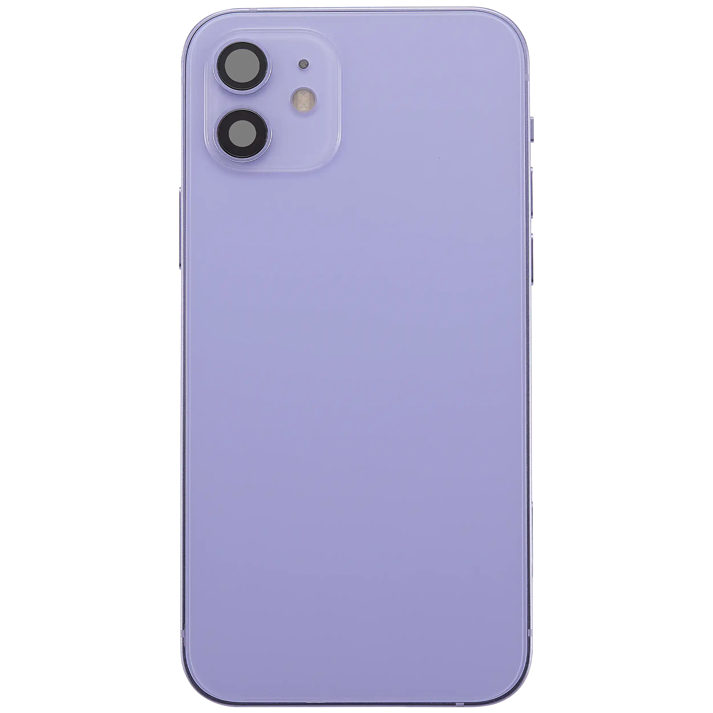 Rückgehäuse mit Ladebuchsen-Flex und Kleinteilen für iPhone 12 (US-Version) (ausgebautes Originalteil: Grade B) (Purple (Violett)) – Bild 3