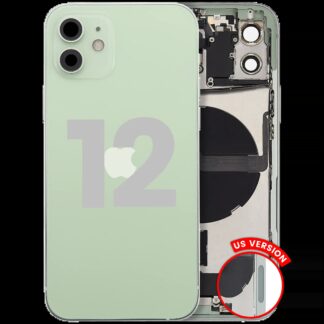 Rückgehäuse mit Ladebuchsen-Flex und Kleinteilen für iPhone 12 (US-Version) (ausgebautes Originalteil: Grade C) (Green (Grün))