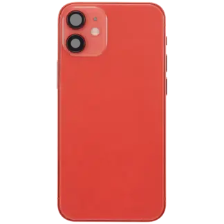 Rückgehäuse mit Ladebuchsen-Flex und Kleinteilen für iPhone 12 Mini (EU / globale Version) (ausgebautes Originalteil: Grade B) (Red (Rot))