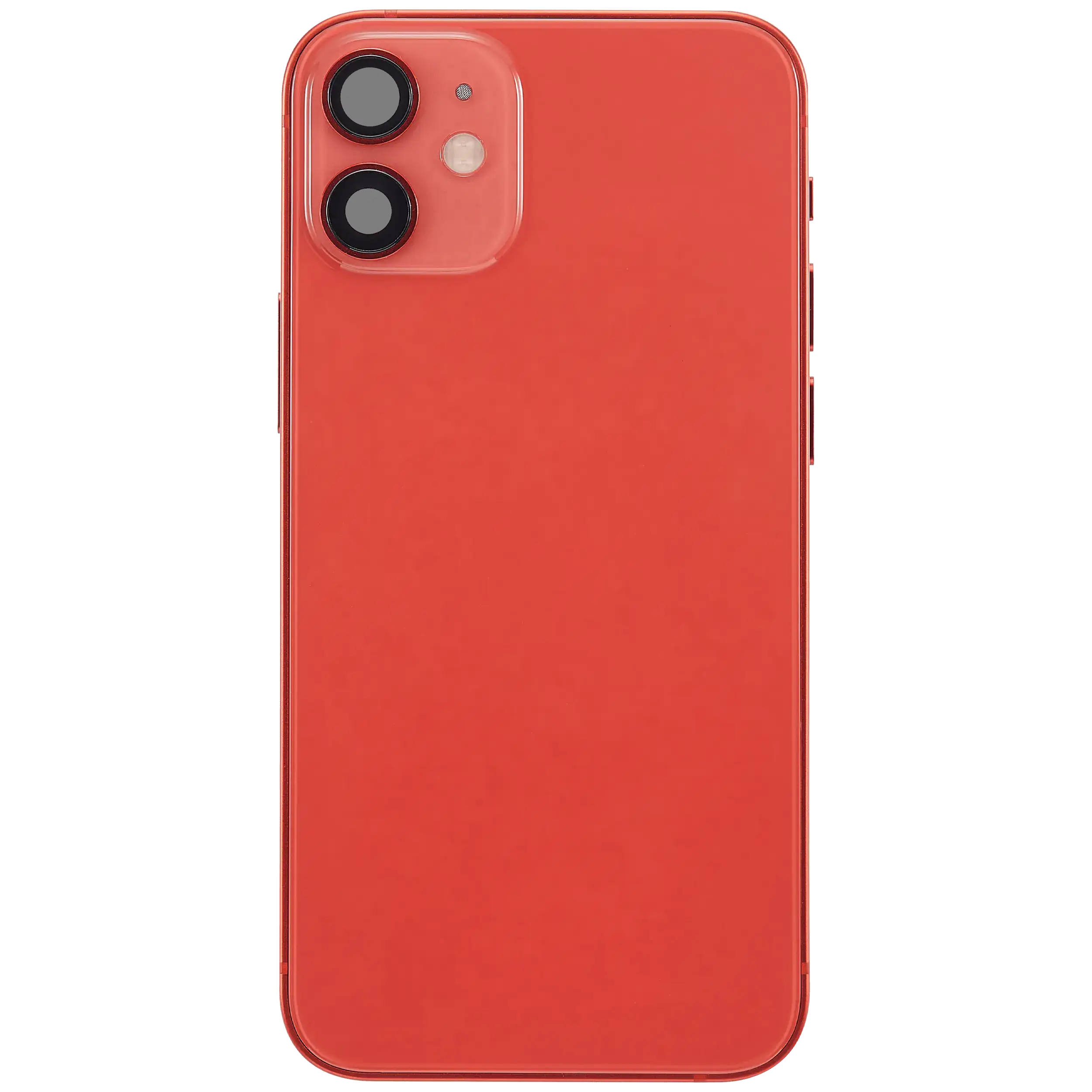 Rückgehäuse mit Ladebuchsen-Flex und Kleinteilen für iPhone 12 Mini (EU / globale Version) (ausgebautes Originalteil: Grade B) (Red (Rot)) – Bild 3