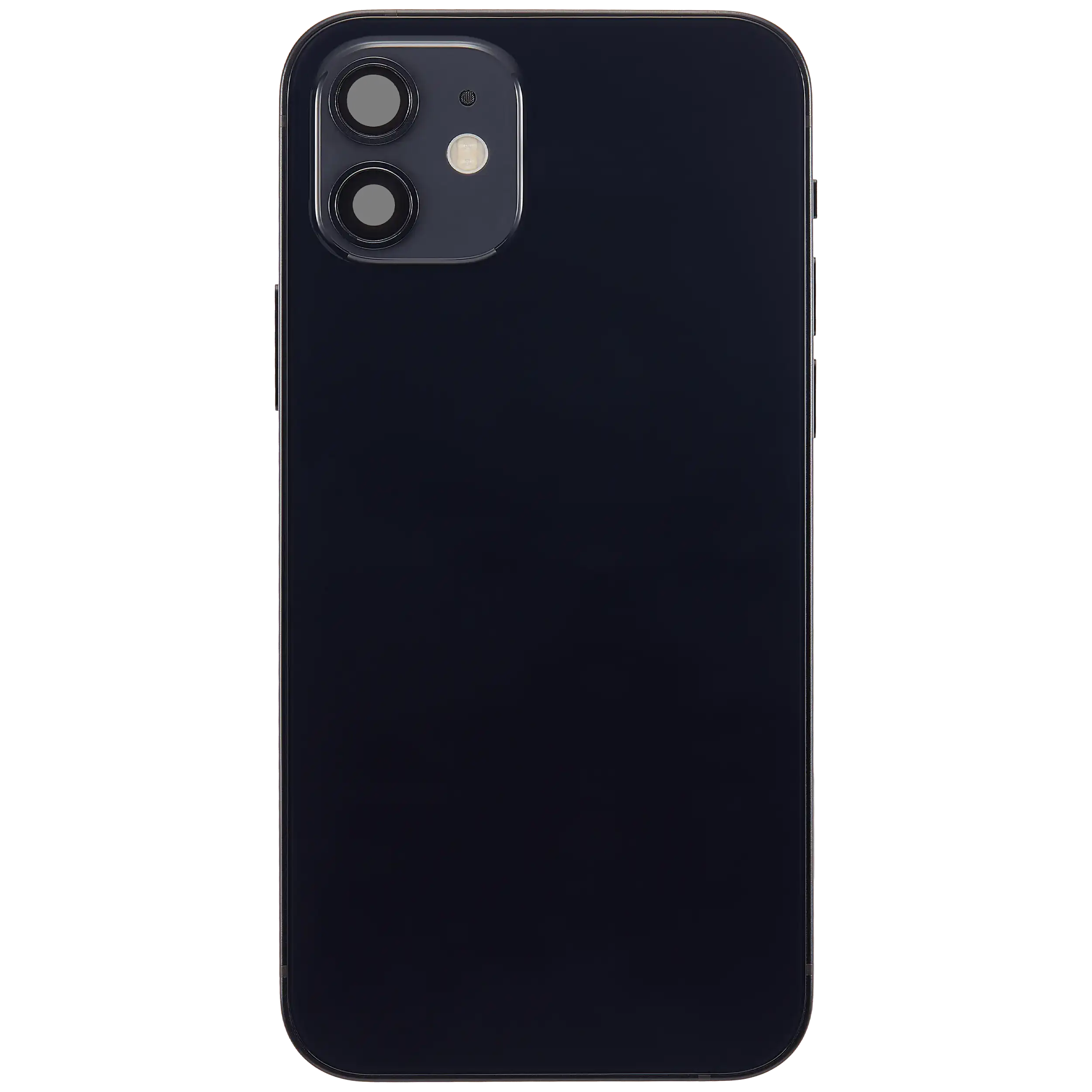Rückgehäuse mit Ladebuchsen-Flex und Kleinteilen für iPhone 12 Mini (EU / globale Version) (ausgebautes Originalteil: Grade C) (Black (Schwarz)) – Bild 3