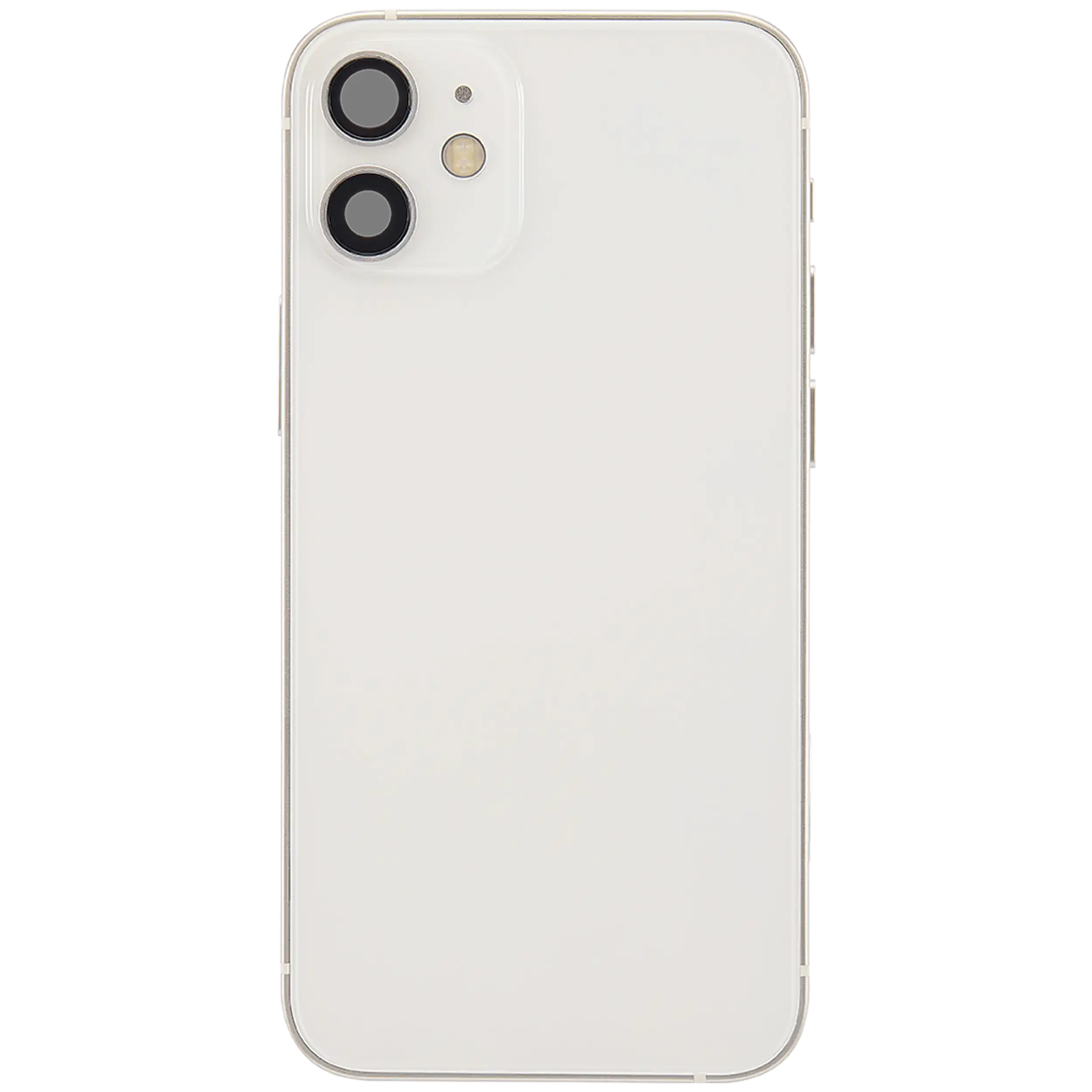 Rückgehäuse mit Ladebuchsen-Flex und Kleinteilen für iPhone 12 Mini (US-Version) (ausgebautes Originalteil: Grade B) (White (Weiß)) – Bild 3