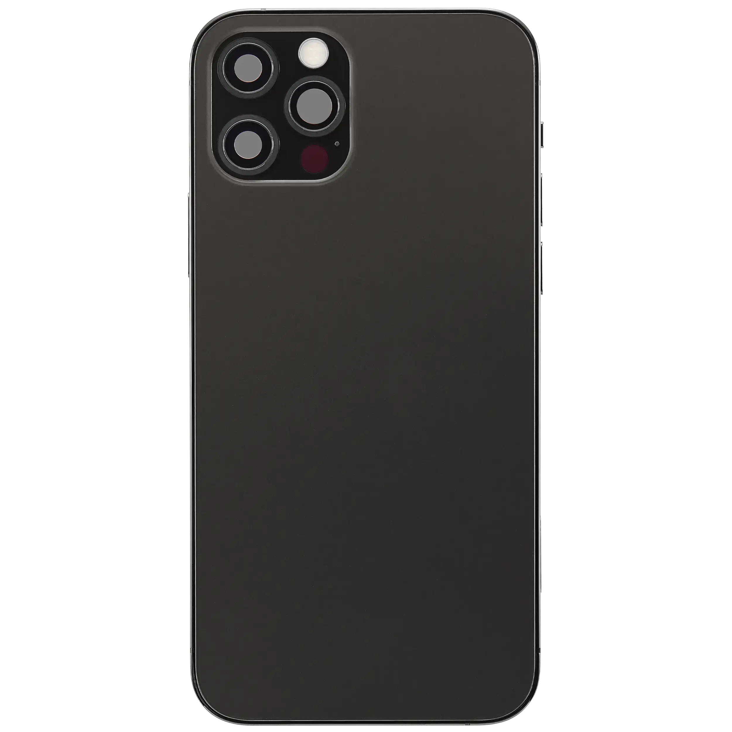 Rückgehäuse mit Ladebuchsen-Flex und Kleinteilen für iPhone 12 Pro (EU / globale Version) (ausgebautes Originalteil: Grade C) (Graphite) – Bild 3