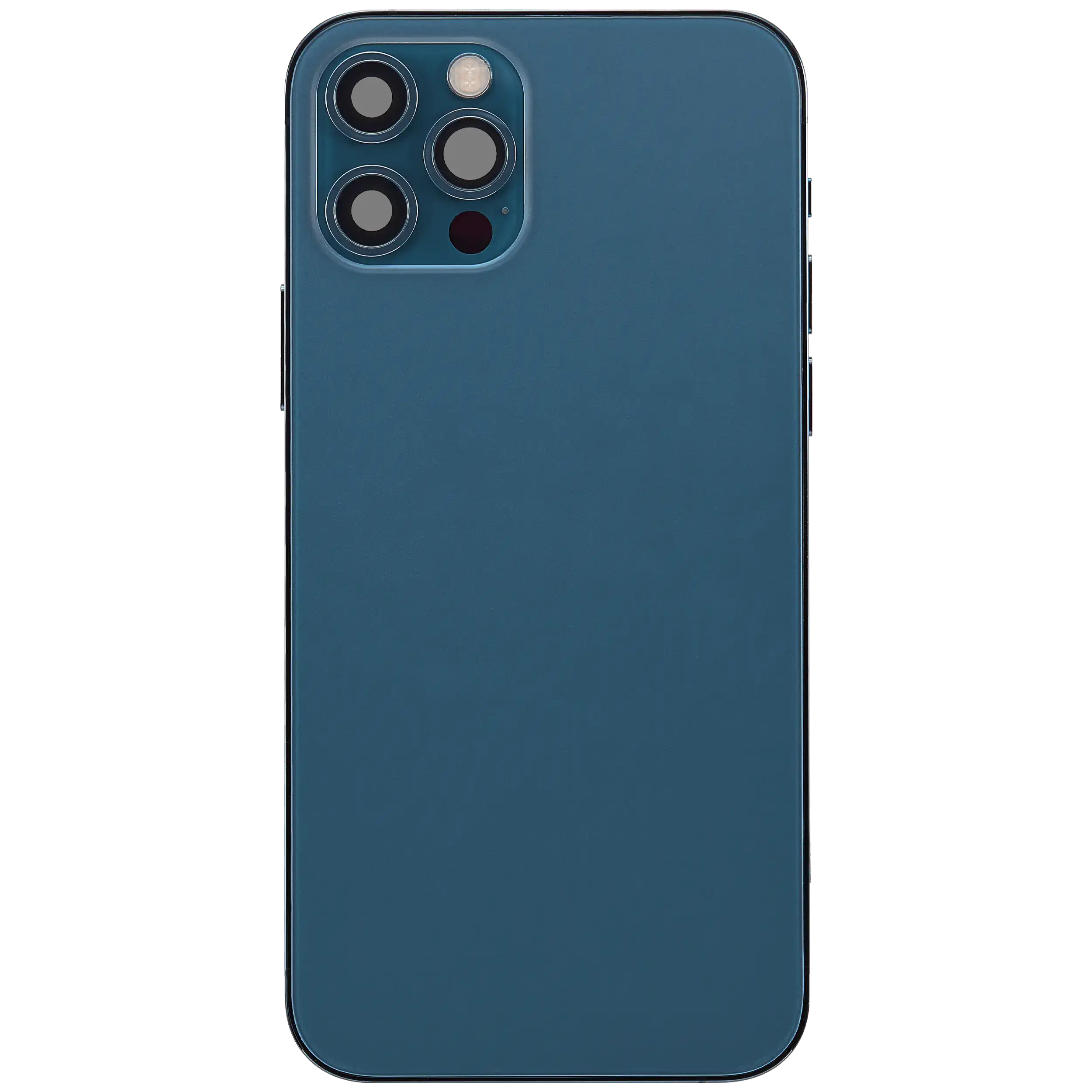 Rückgehäuse mit Ladebuchsen-Flex und Kleinteilen für iPhone 12 Pro (EU / globale Version) (ausgebautes Originalteil: Grade C) (Pacific Blue) – Bild 3