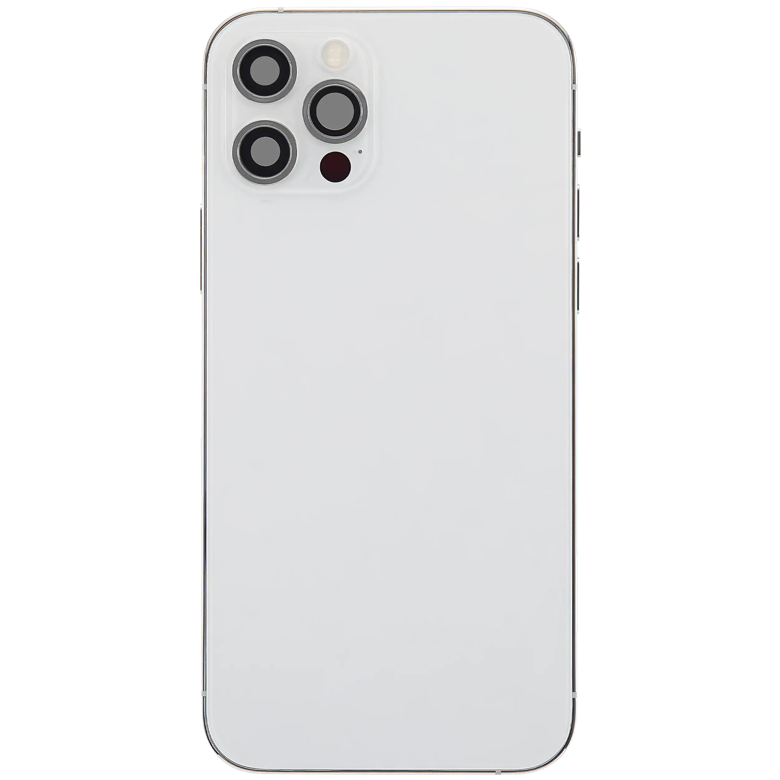 Rückgehäuse mit Ladebuchsen-Flex und Kleinteilen für iPhone 12 Pro (US-Version) (ausgebautes Originalteil: Grade B) (Silver (Silber)) – Bild 3