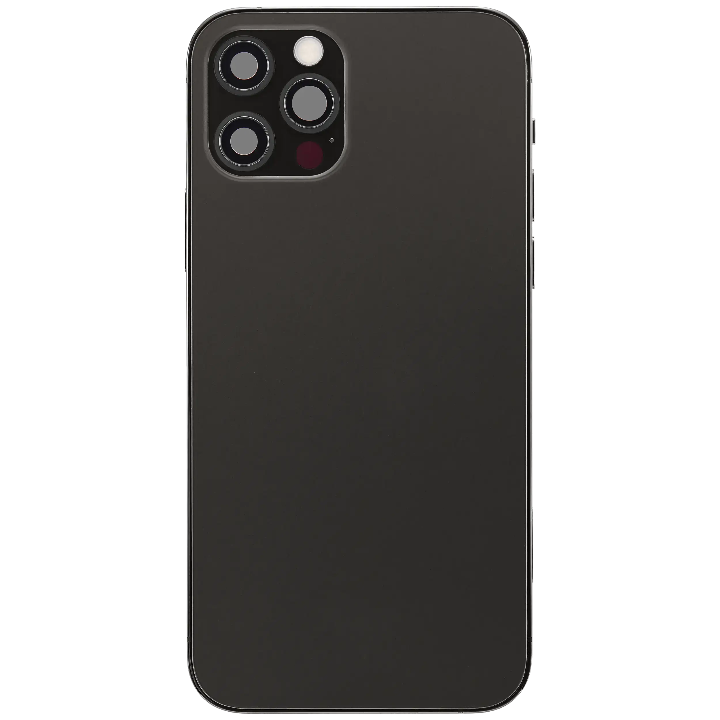 Rückgehäuse mit Ladebuchsen-Flex und Kleinteilen für iPhone 12 Pro (US-Version) (ausgebautes Originalteil: Grade C) (Graphite) – Bild 3