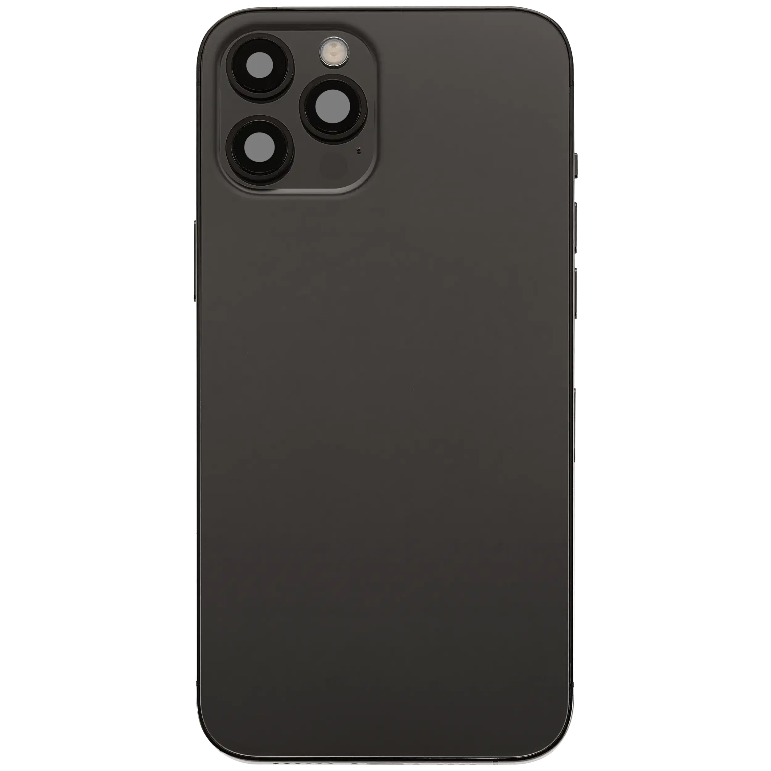Rückgehäuse mit Ladebuchsen-Flex und Kleinteilen für iPhone 12 Pro Max (US-Version) (ausgebautes Originalteil: Grade A) (Graphite) – Bild 3