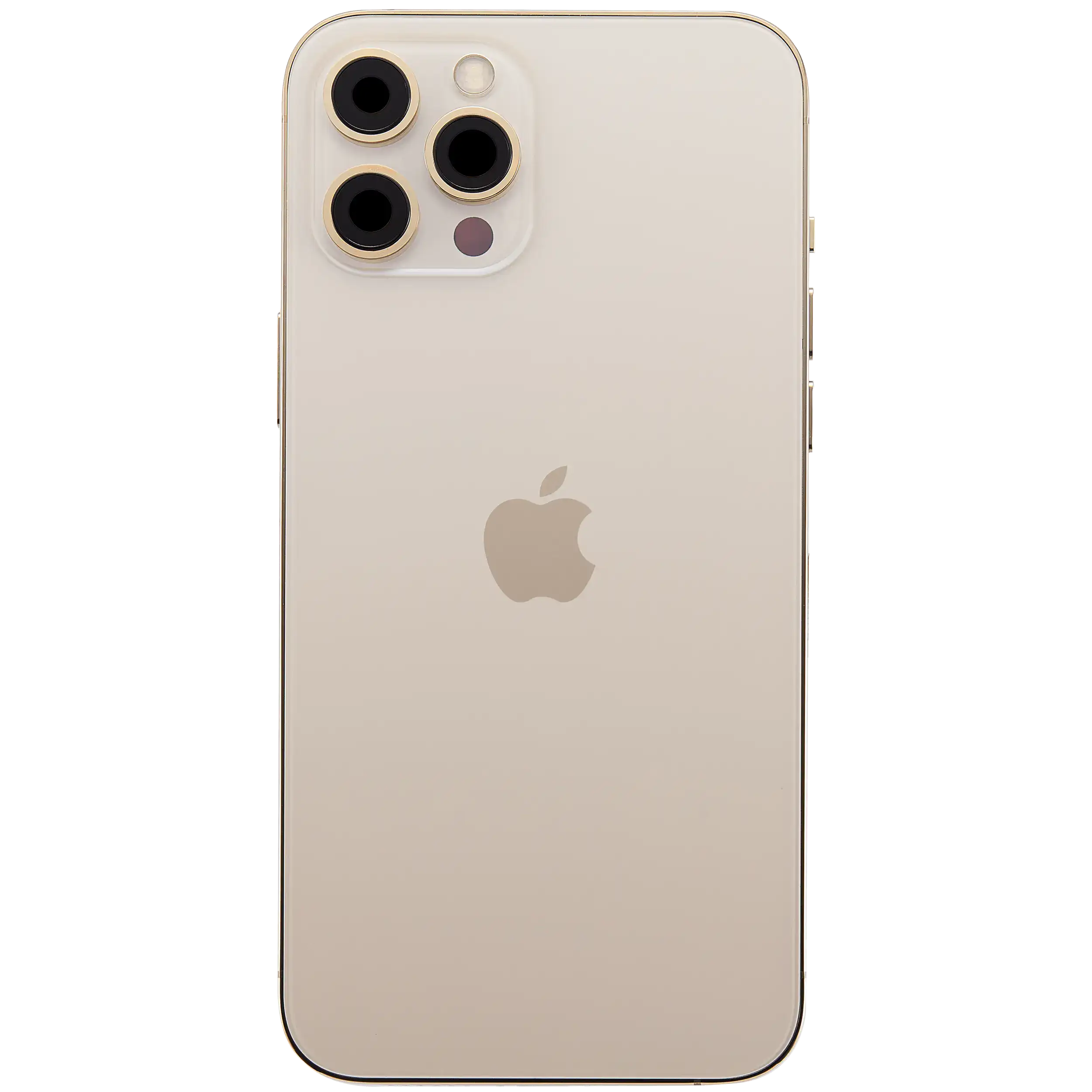 Rückgehäuse mit Ladebuchsen-Flex und Kleinteilen für iPhone 12 Pro Max (US-Version) (ausgebautes Originalteil: Grade B) (Gold) – Bild 3