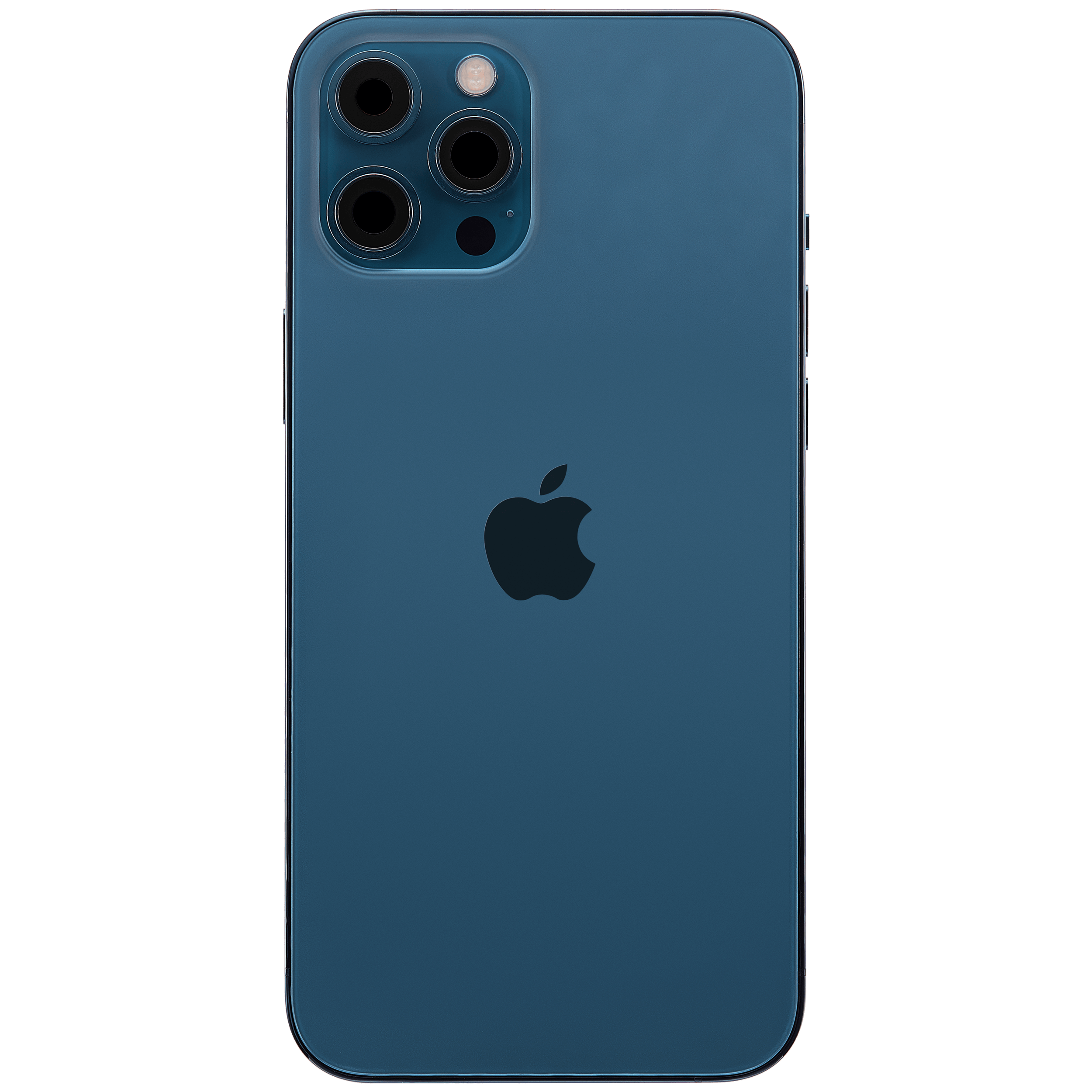 Rückgehäuse mit Ladebuchsen-Flex und Kleinteilen für iPhone 12 Pro Max (US-Version) (ausgebautes Originalteil: Grade C) (Pacific Blue) – Bild 3
