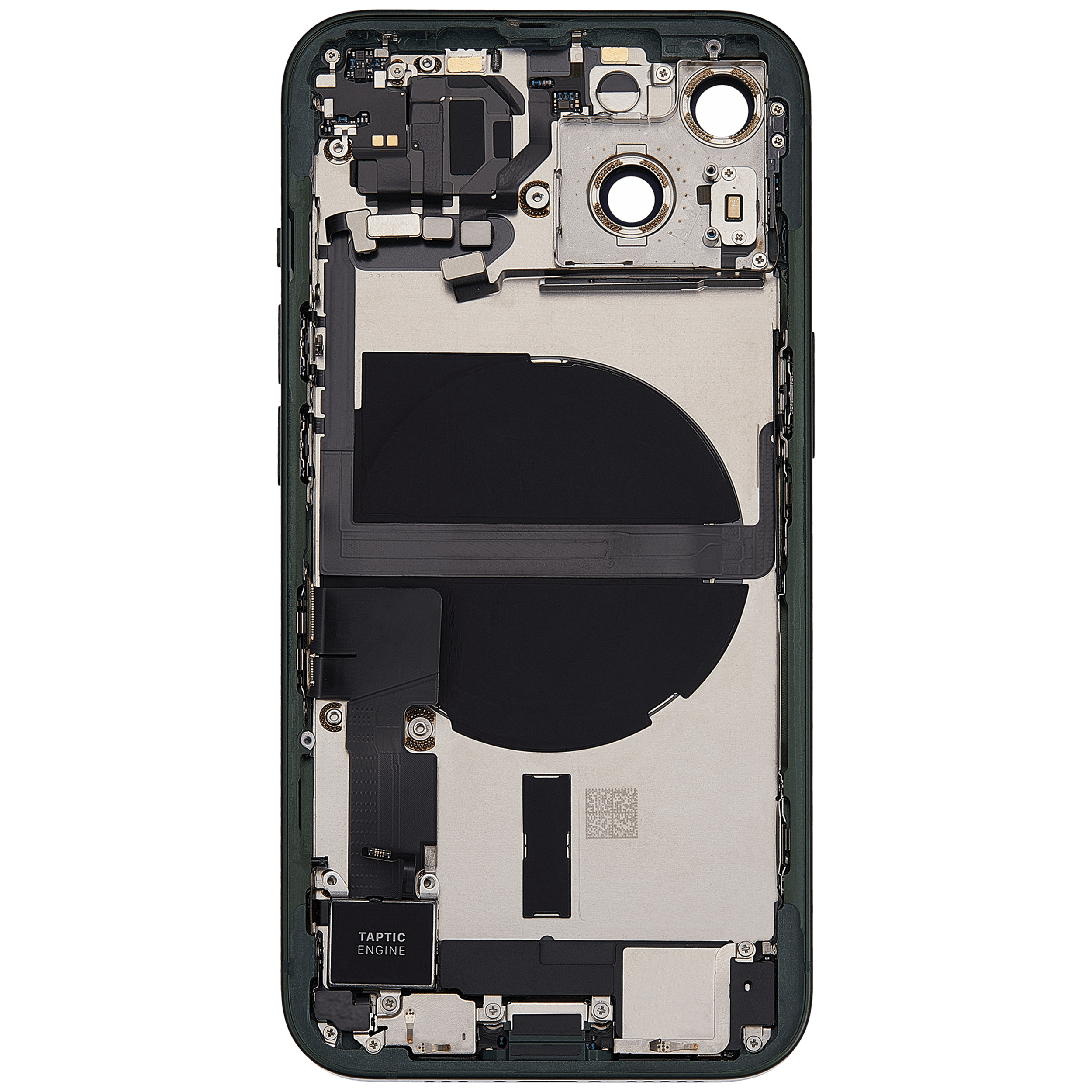 Rückgehäuse mit Ladebuchsen-Flex und Kleinteilen für iPhone 13 (EU / globale Version) (ausgebautes Originalteil: Grade A) (Green (Grün)) – Bild 4