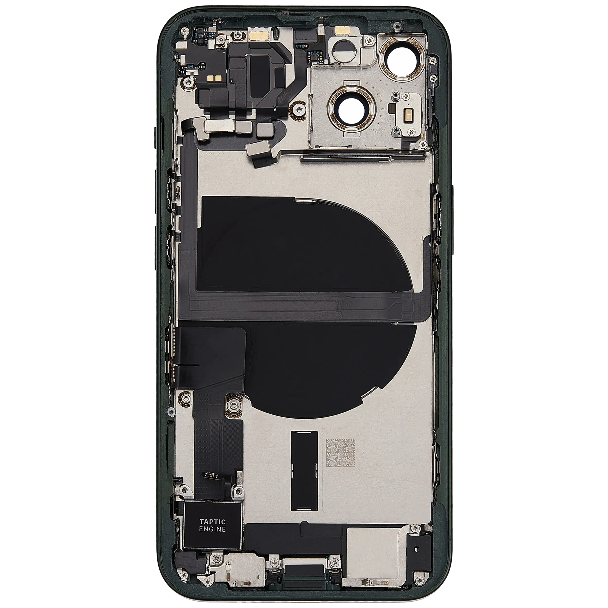 Rückgehäuse mit Ladebuchsen-Flex und Kleinteilen für iPhone 13 (EU / globale Version) (ausgebautes Originalteil: Grade B) (Green (Grün)) – Bild 4