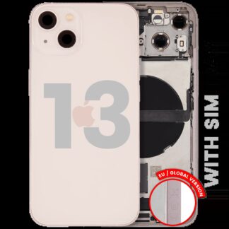 Rückgehäuse mit Ladebuchsen-Flex und Kleinteilen für iPhone 13 (EU / globale Version) (ausgebautes Originalteil: Grade B) (Pink (Rosa))