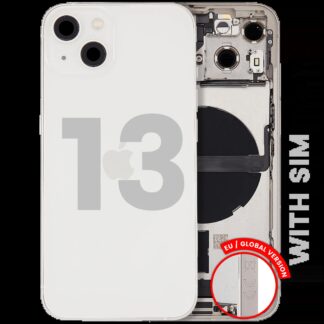 Rückgehäuse mit Ladebuchsen-Flex und Kleinteilen für iPhone 13 (EU / globale Version) (ausgebautes Originalteil: Grade B) (Starlight)