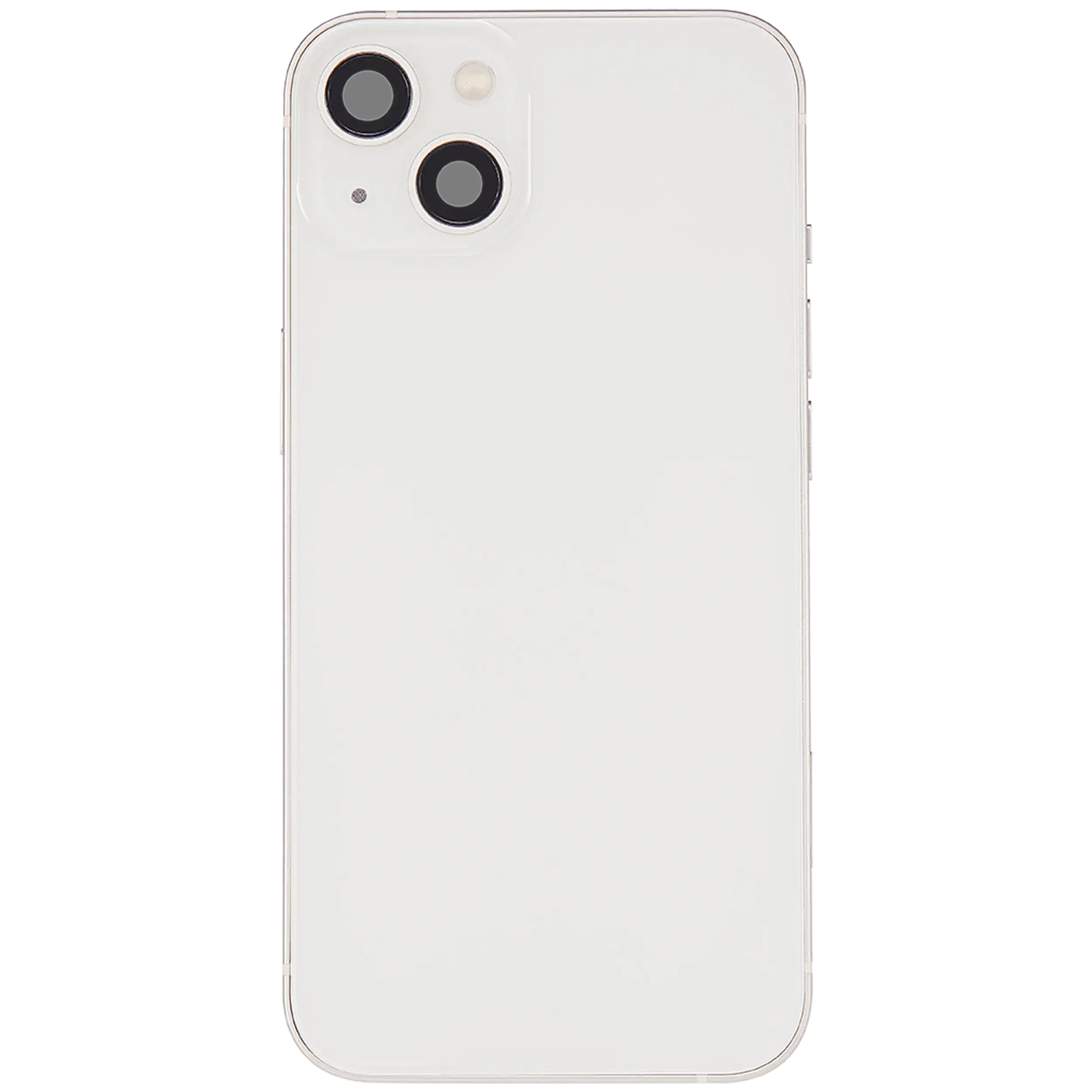 Rückgehäuse mit Ladebuchsen-Flex und Kleinteilen für iPhone 13 (EU / globale Version) (ausgebautes Originalteil: Grade C) (Starlight) – Bild 4