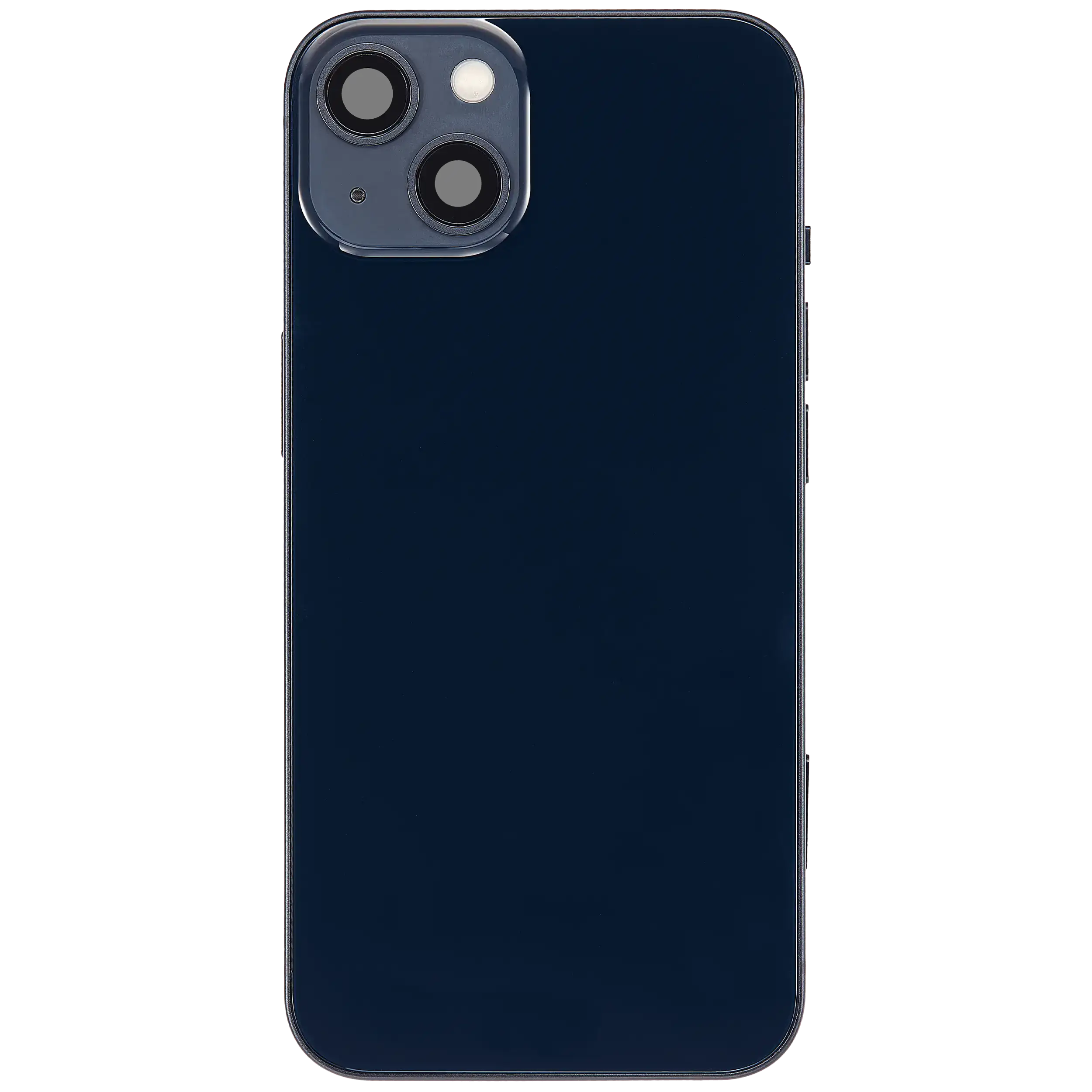 Rückgehäuse mit Ladebuchsen-Flex und Kleinteilen für iPhone 13 (US-Version) (ausgebautes Originalteil: Grade B) (Midnight) – Bild 3
