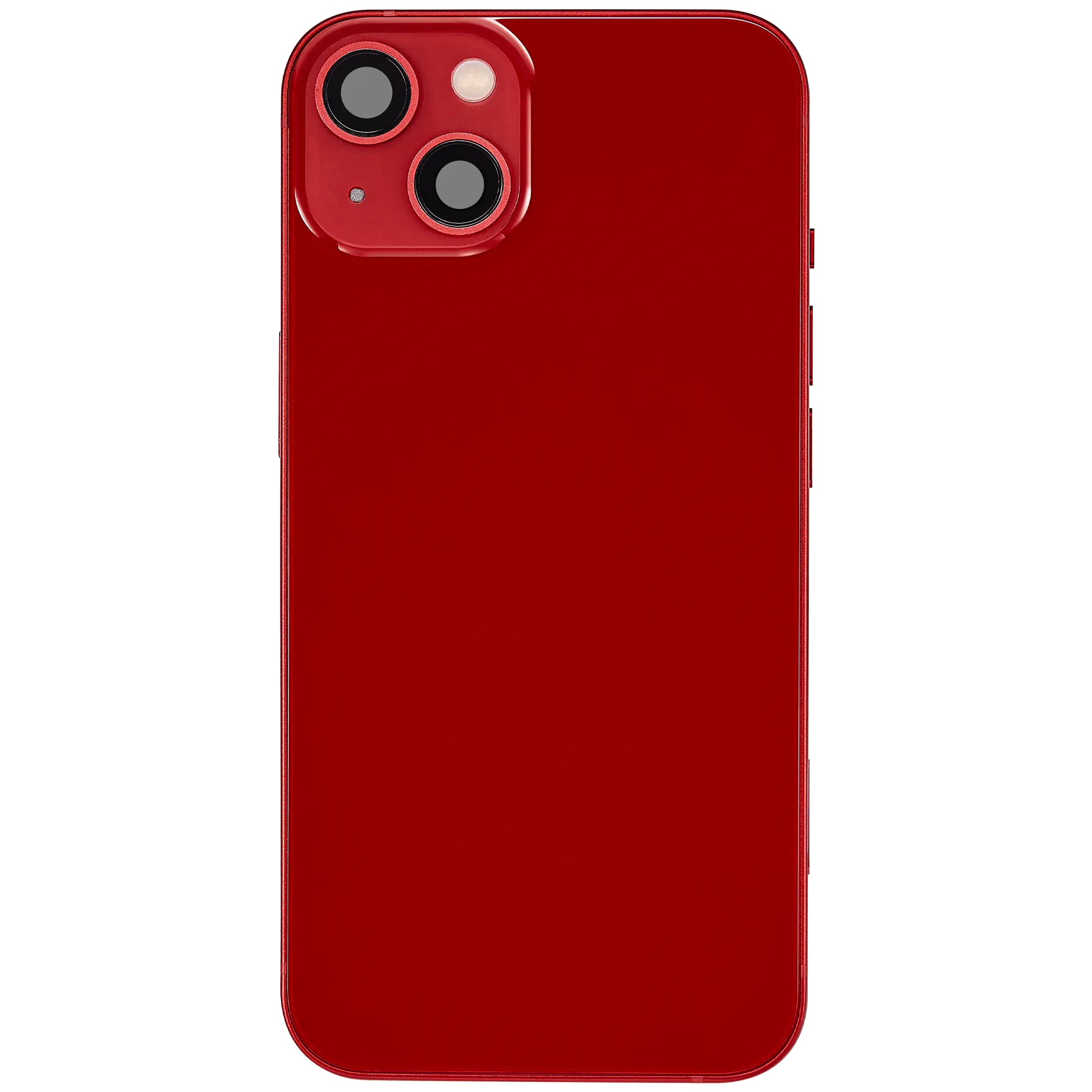 Rückgehäuse mit Ladebuchsen-Flex und Kleinteilen für iPhone 13 (US-Version) (ausgebautes Originalteil: Grade B) (Red (Rot)) – Bild 3