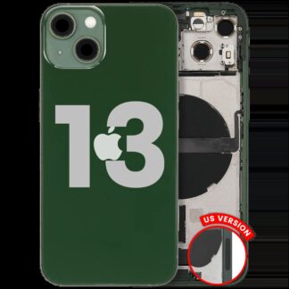 Rückgehäuse mit Ladebuchsen-Flex und Kleinteilen für iPhone 13 (US-Version) (ausgebautes Originalteil: Grade C) (Green (Grün))